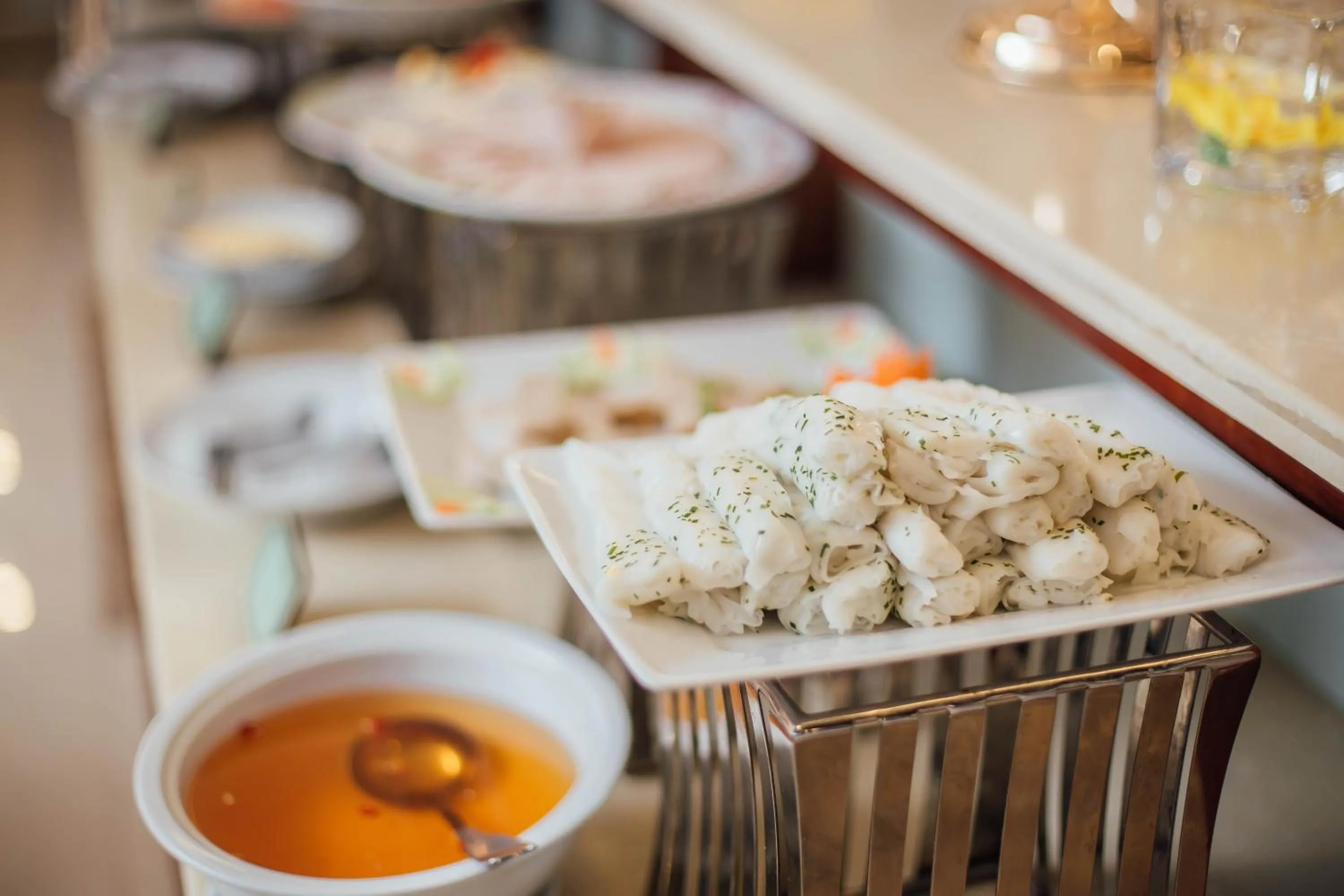 Breakfast in Muong Thanh Vinh Hotel