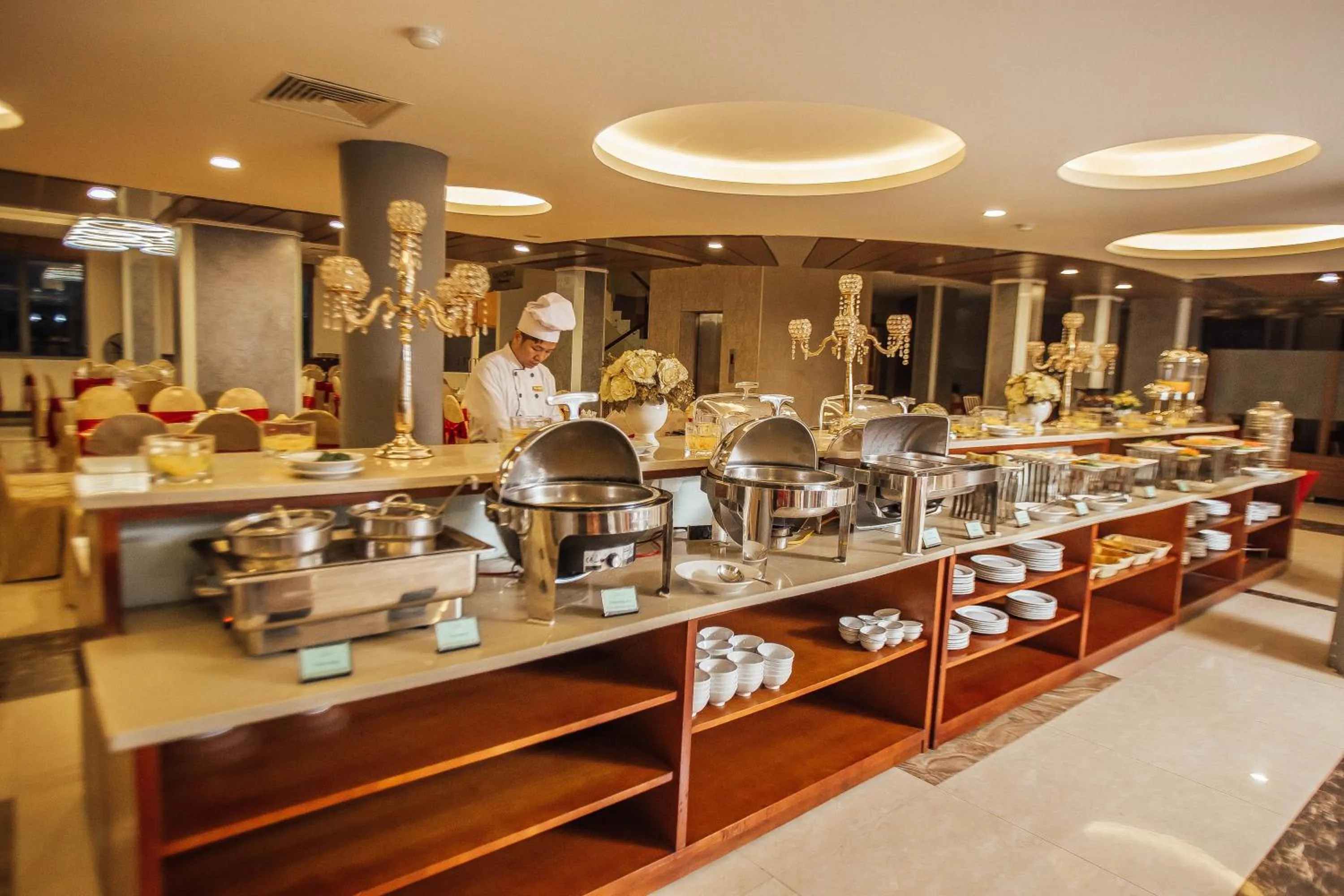 Breakfast in Muong Thanh Vinh Hotel