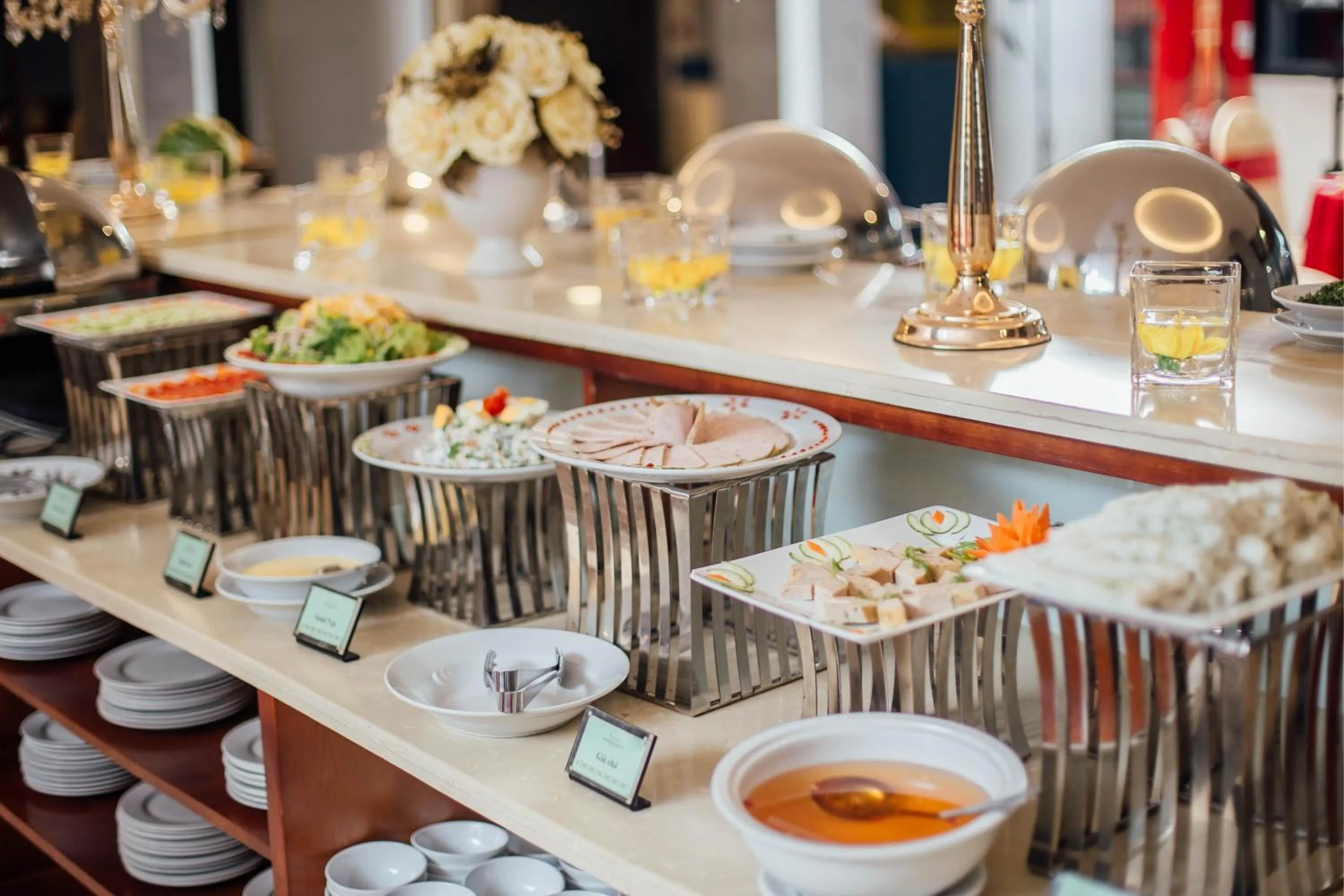 Breakfast in Muong Thanh Vinh Hotel