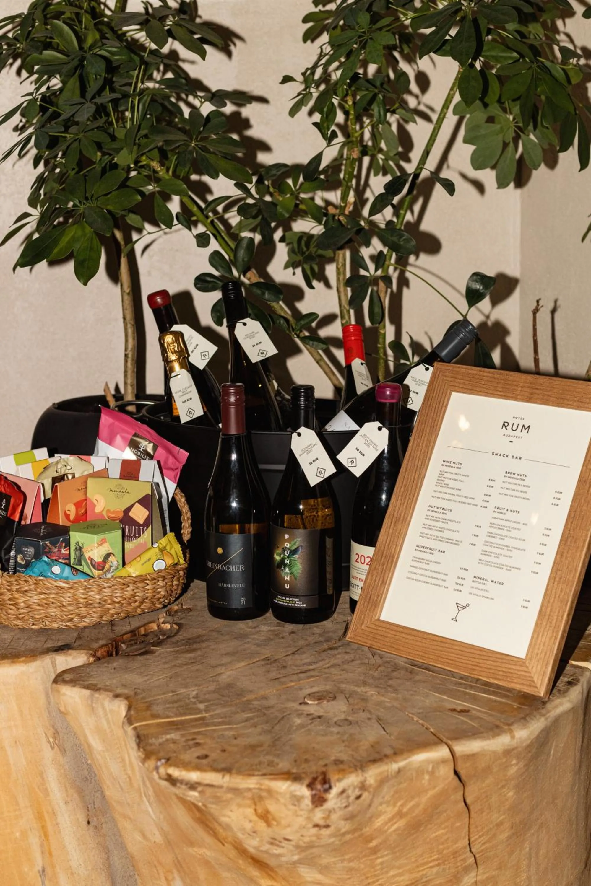 Food and drinks in Hotel Rum Budapest