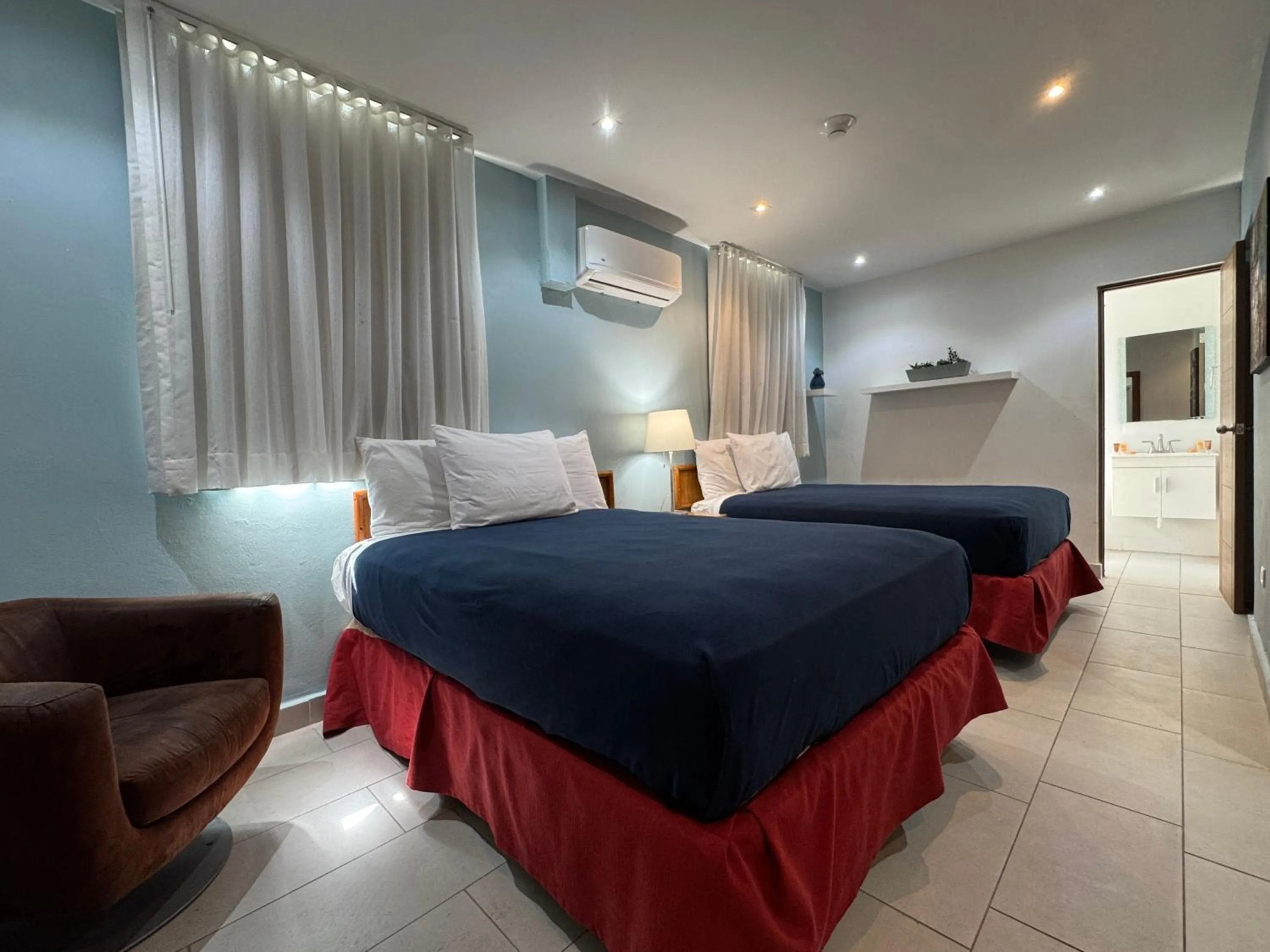 Bed in Sandy Beach Hotel