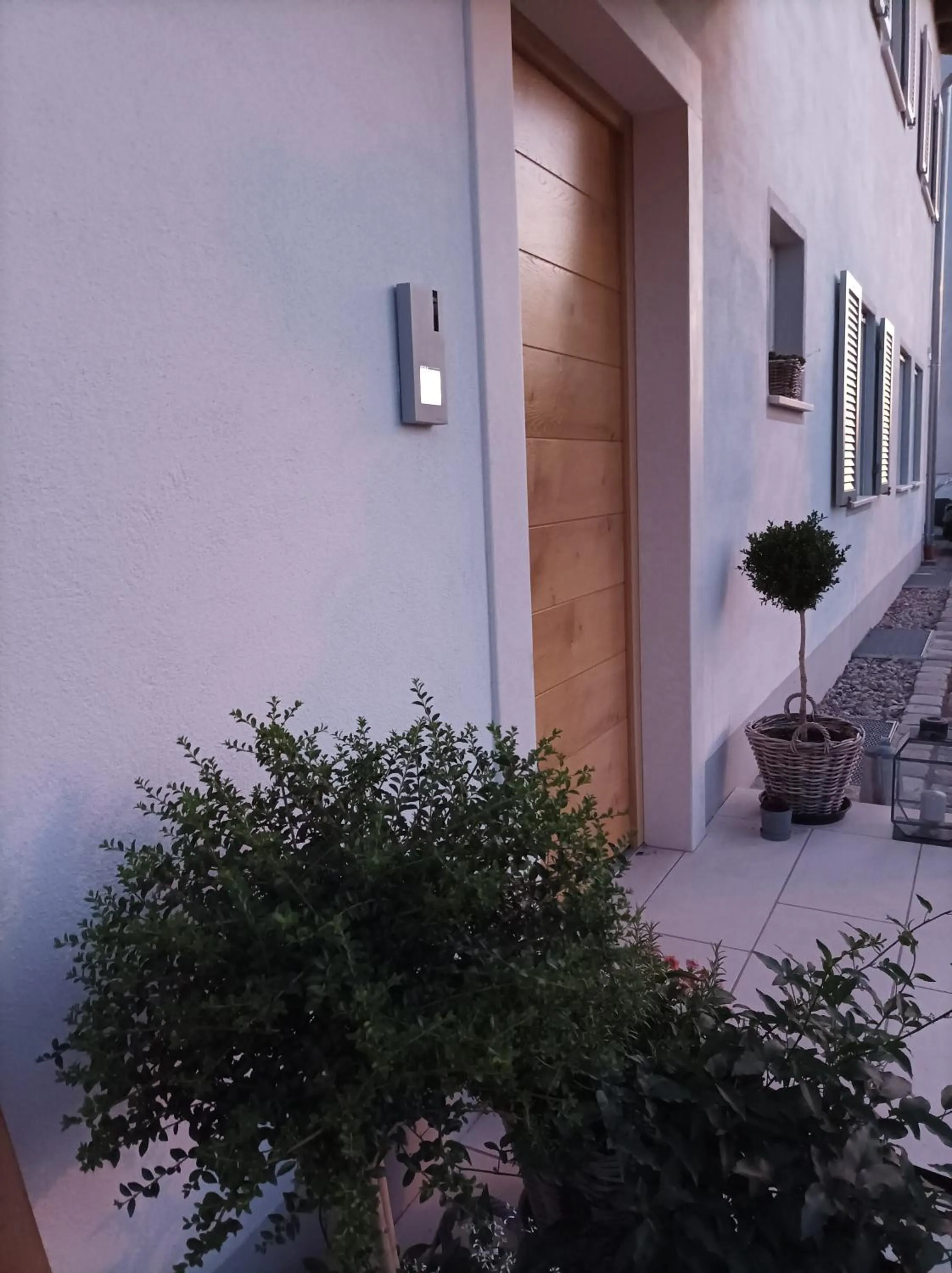 Facade/entrance in Das Kornburg-Quartier