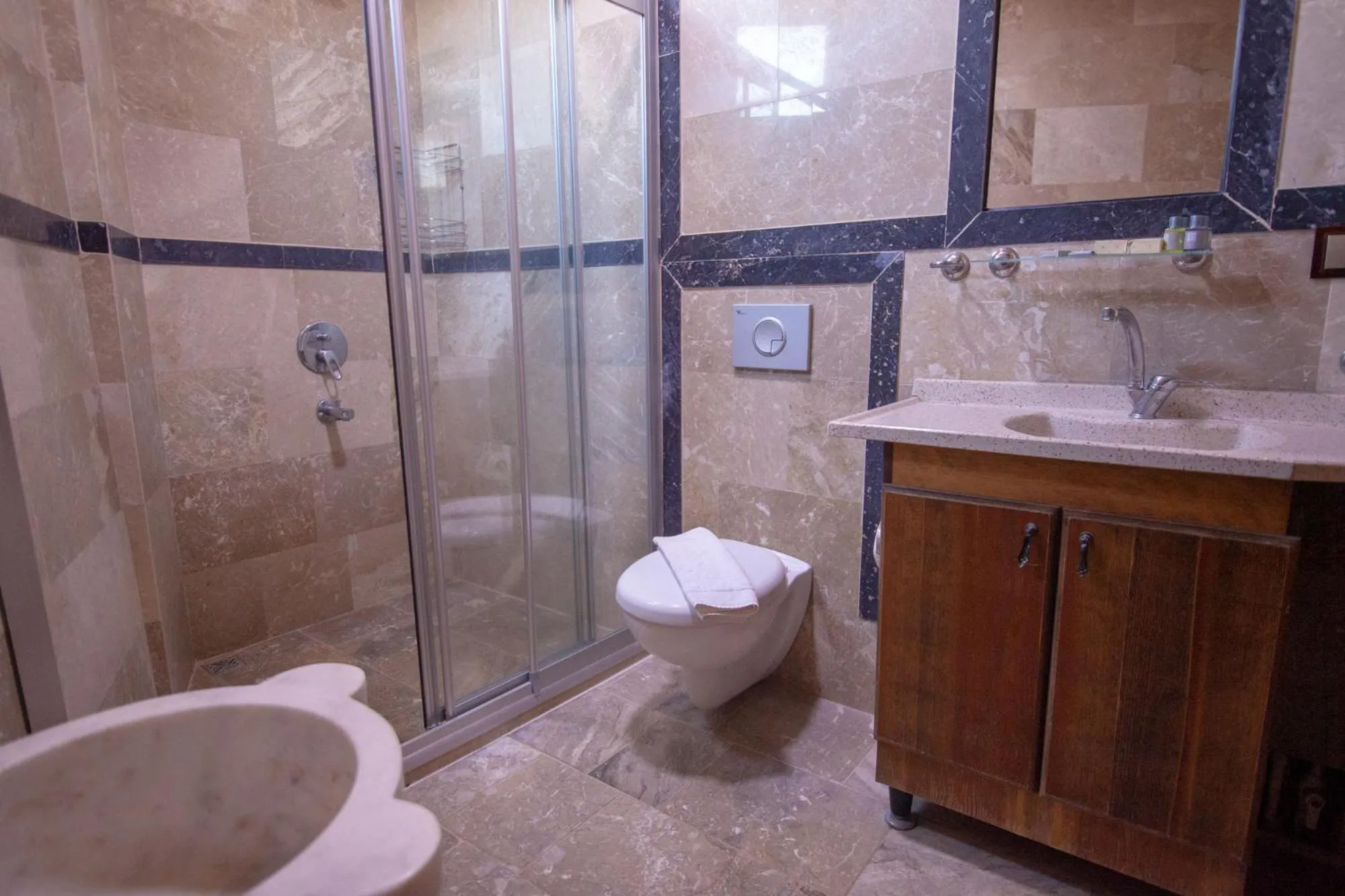 Shower in Peace Stone House