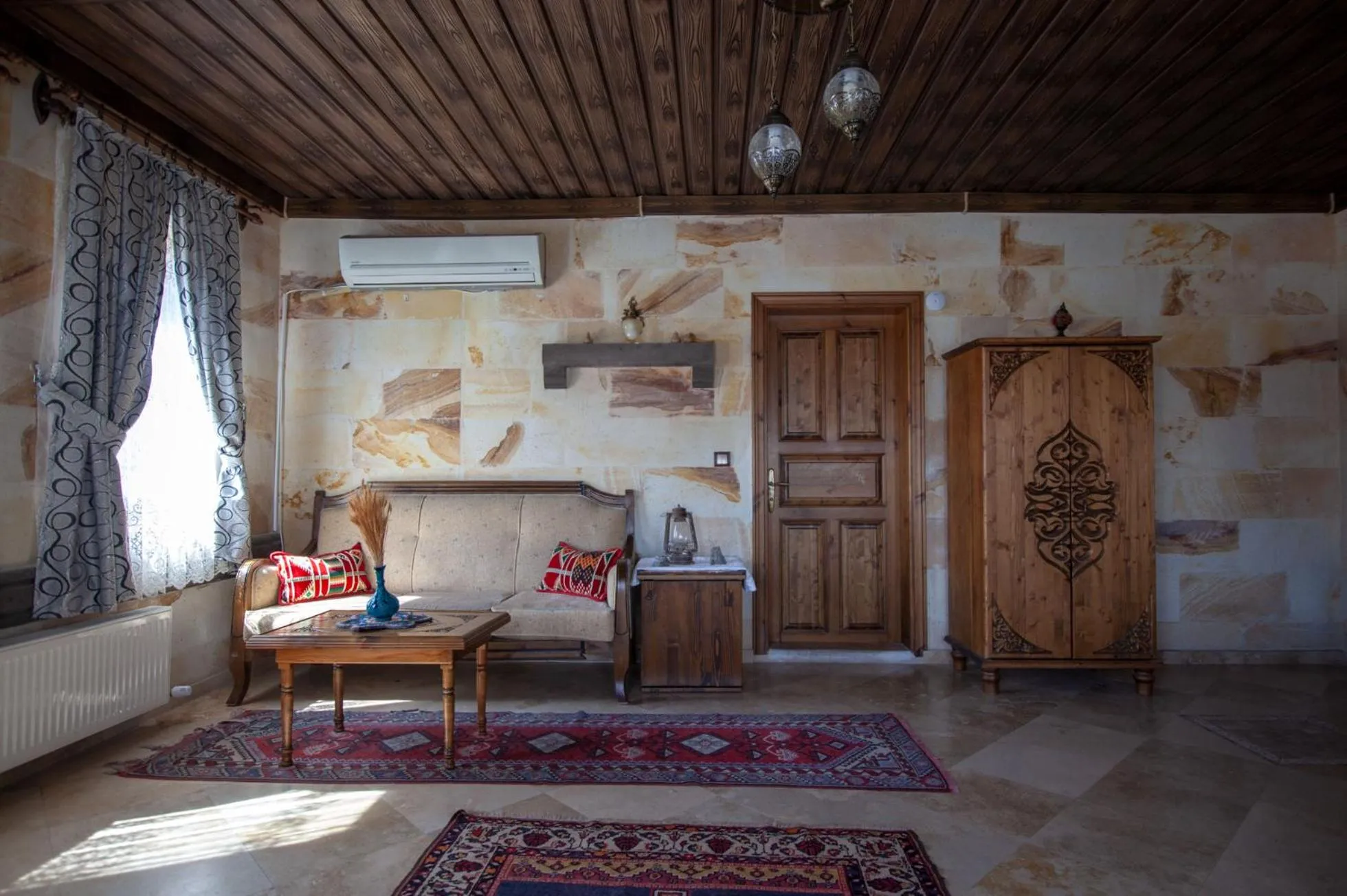 Living room in Peace Stone House