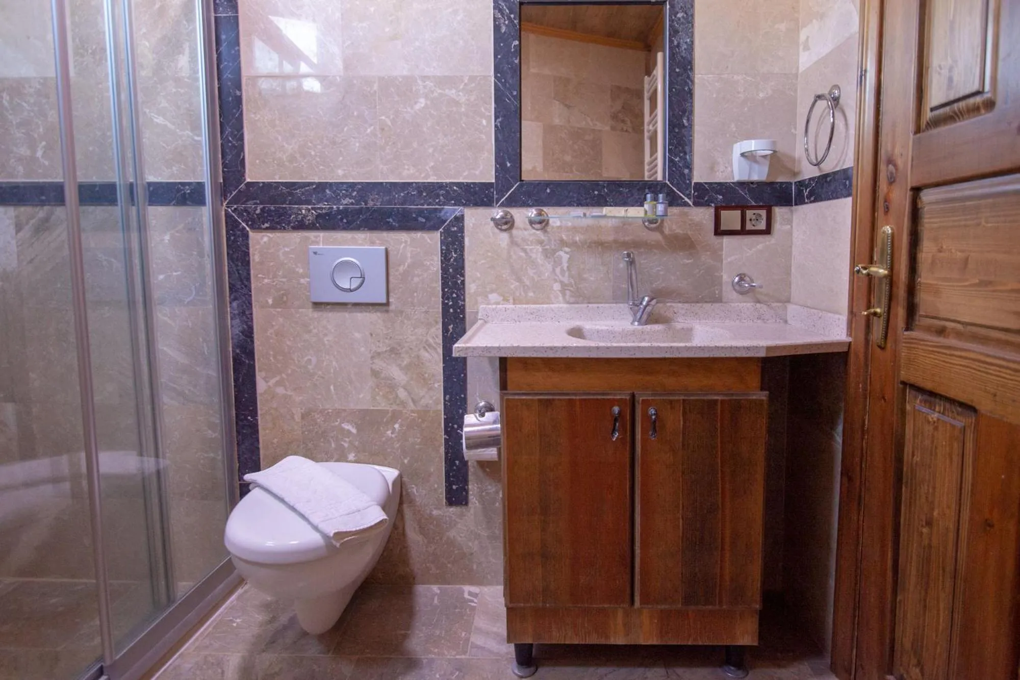 Shower in Peace Stone House