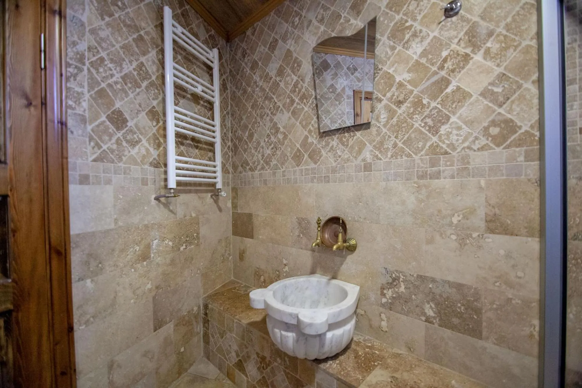 Shower in Peace Stone House