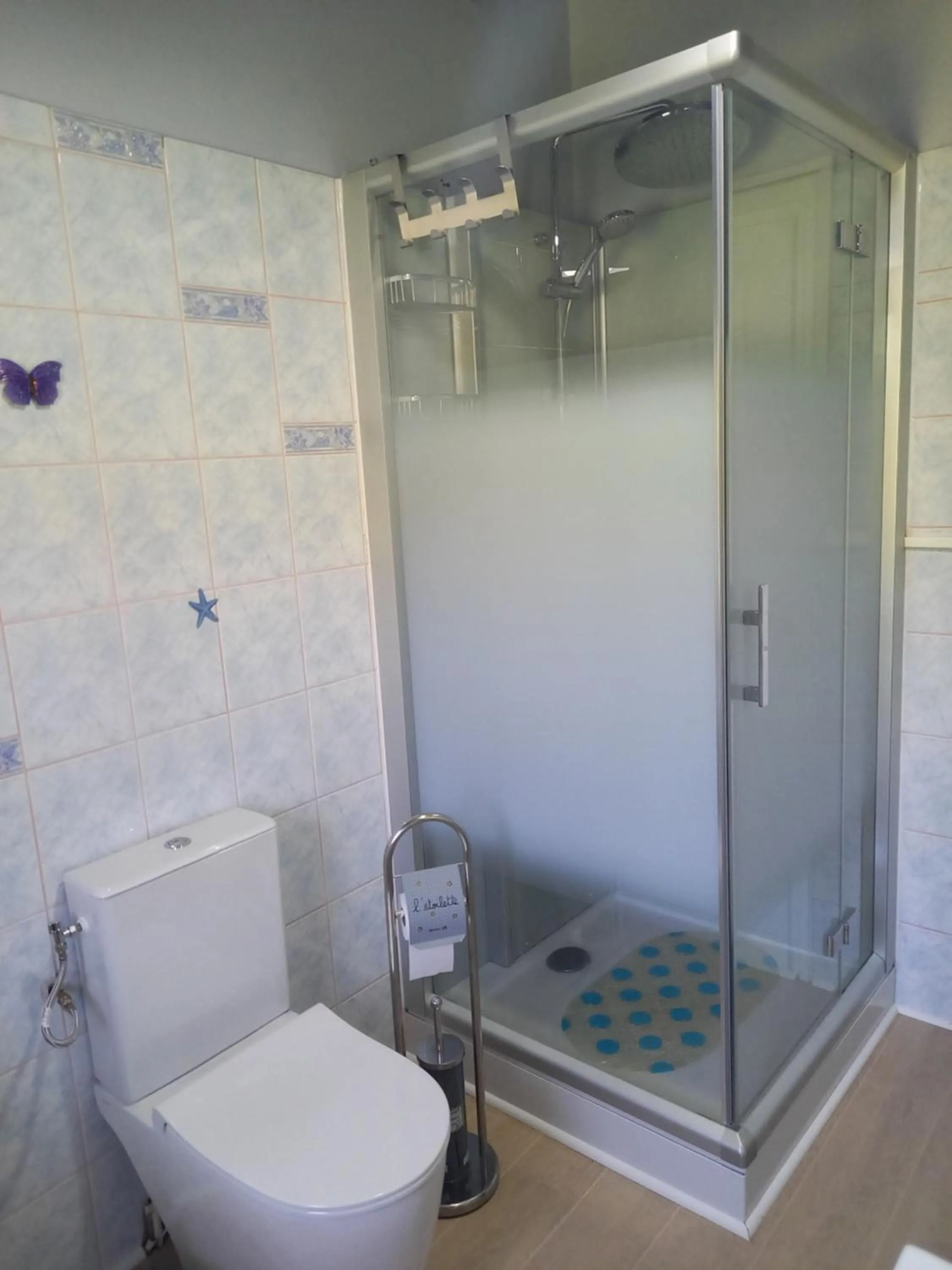 Shower in Villa Goxoki avec piscine Saint Jean Pied de Port