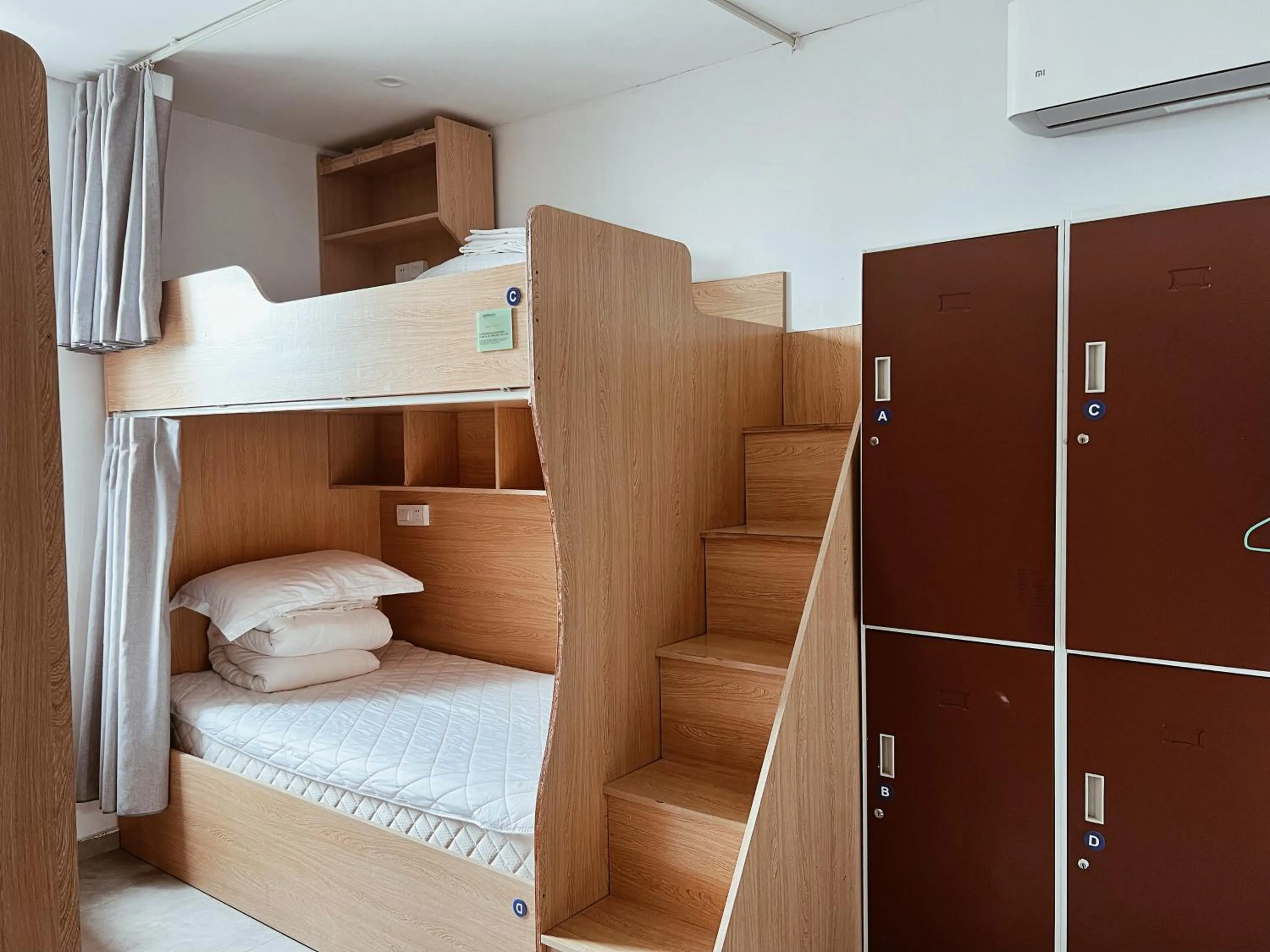 Bed in Jingdezhen International Youth Hostel