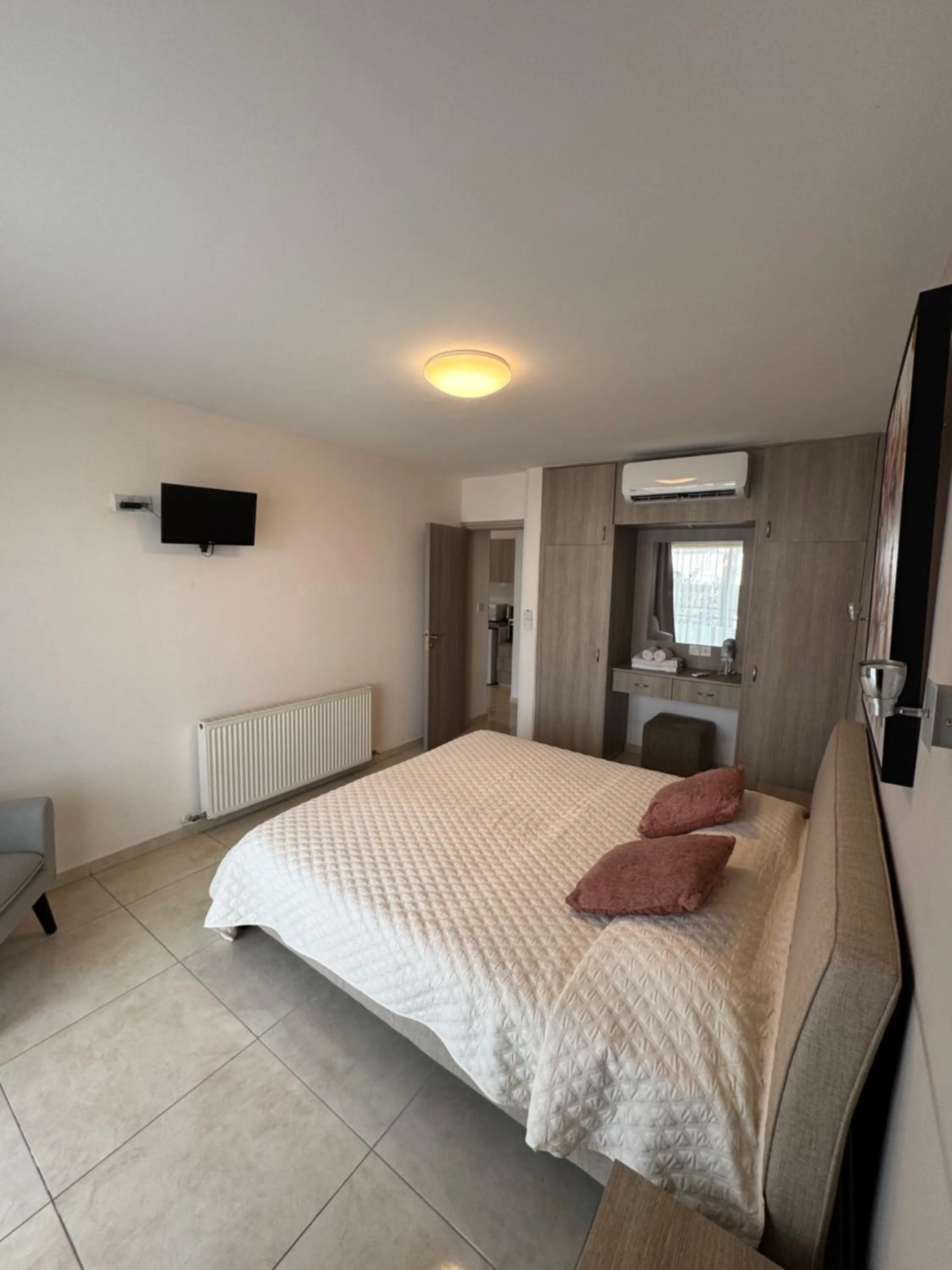 Bed in Marianna Hotel Apartments