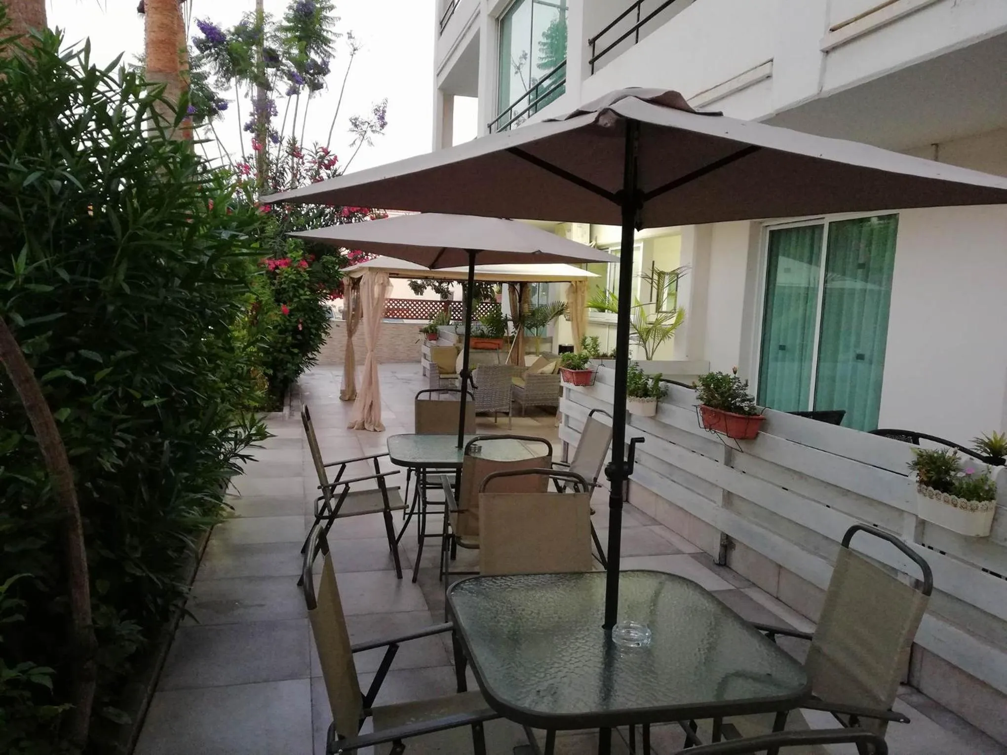 Patio in Marianna Hotel Apartments