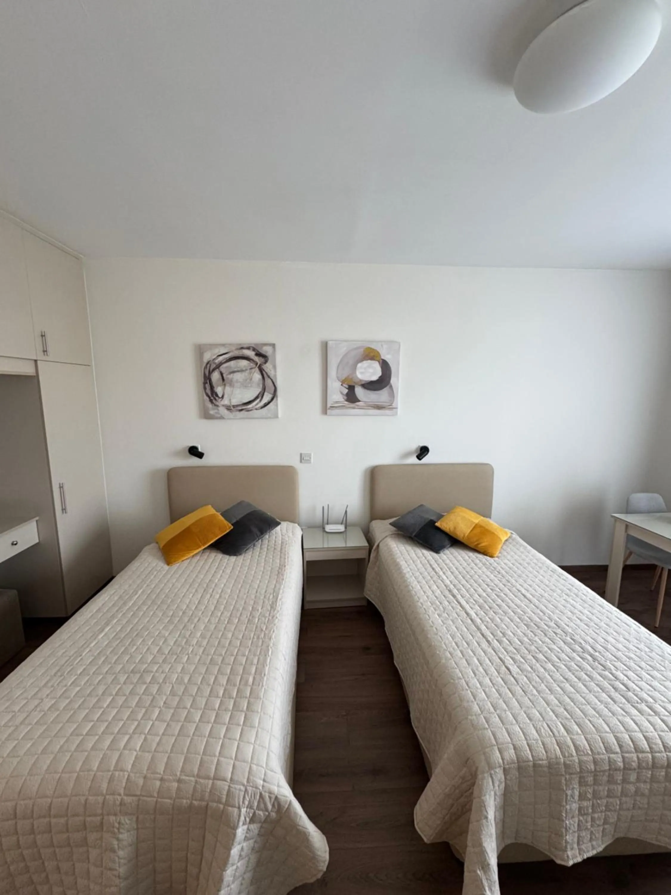 Bed in Marianna Hotel Apartments