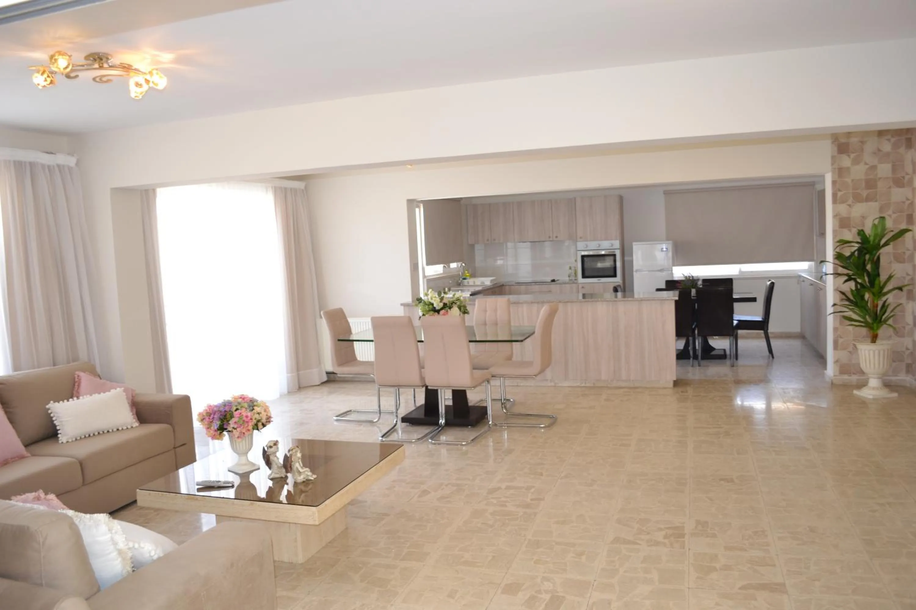 Kitchen or kitchenette in Marianna Hotel Apartments