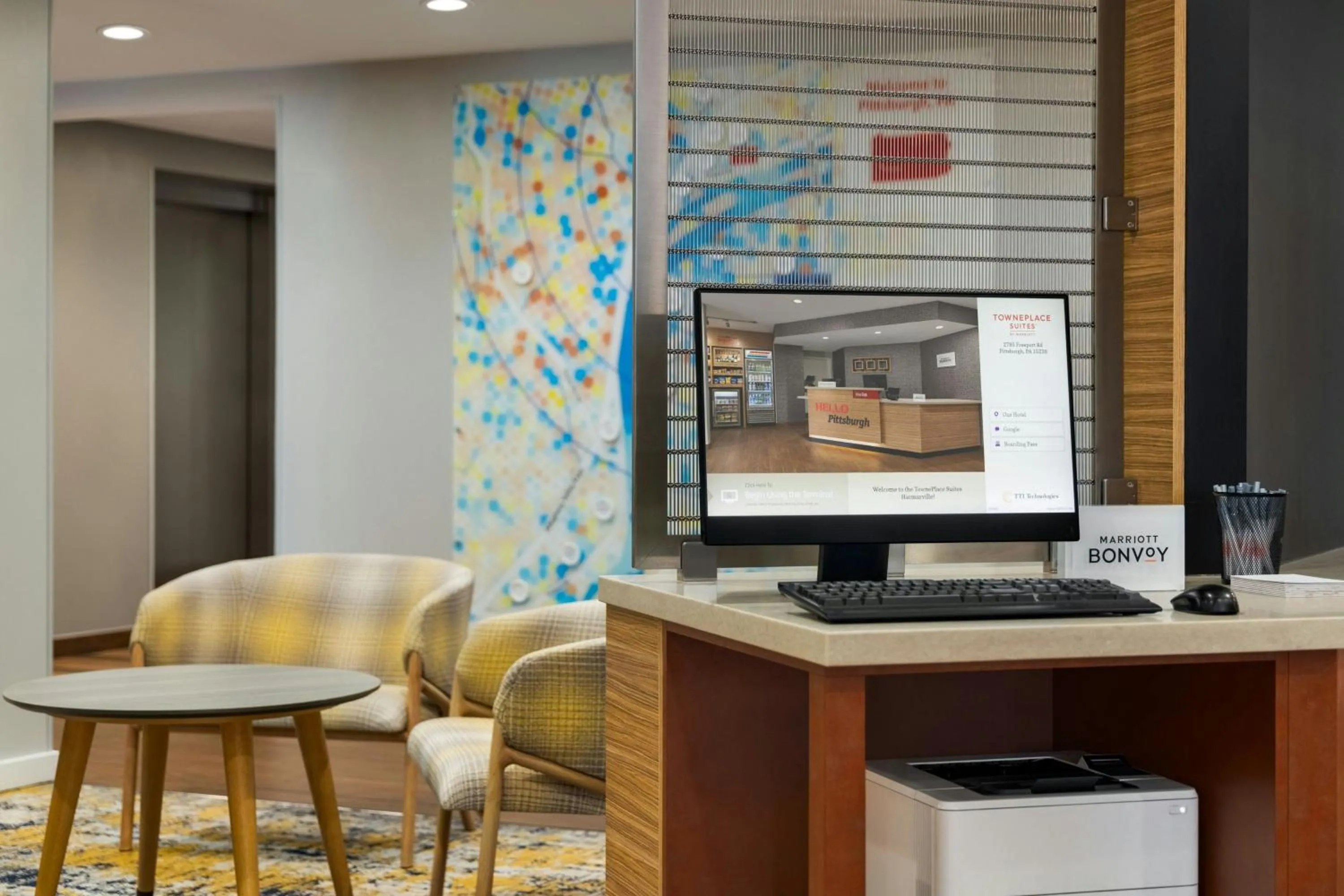Lobby or reception in TownePlace Suites by Marriott Pittsburgh Harmarville