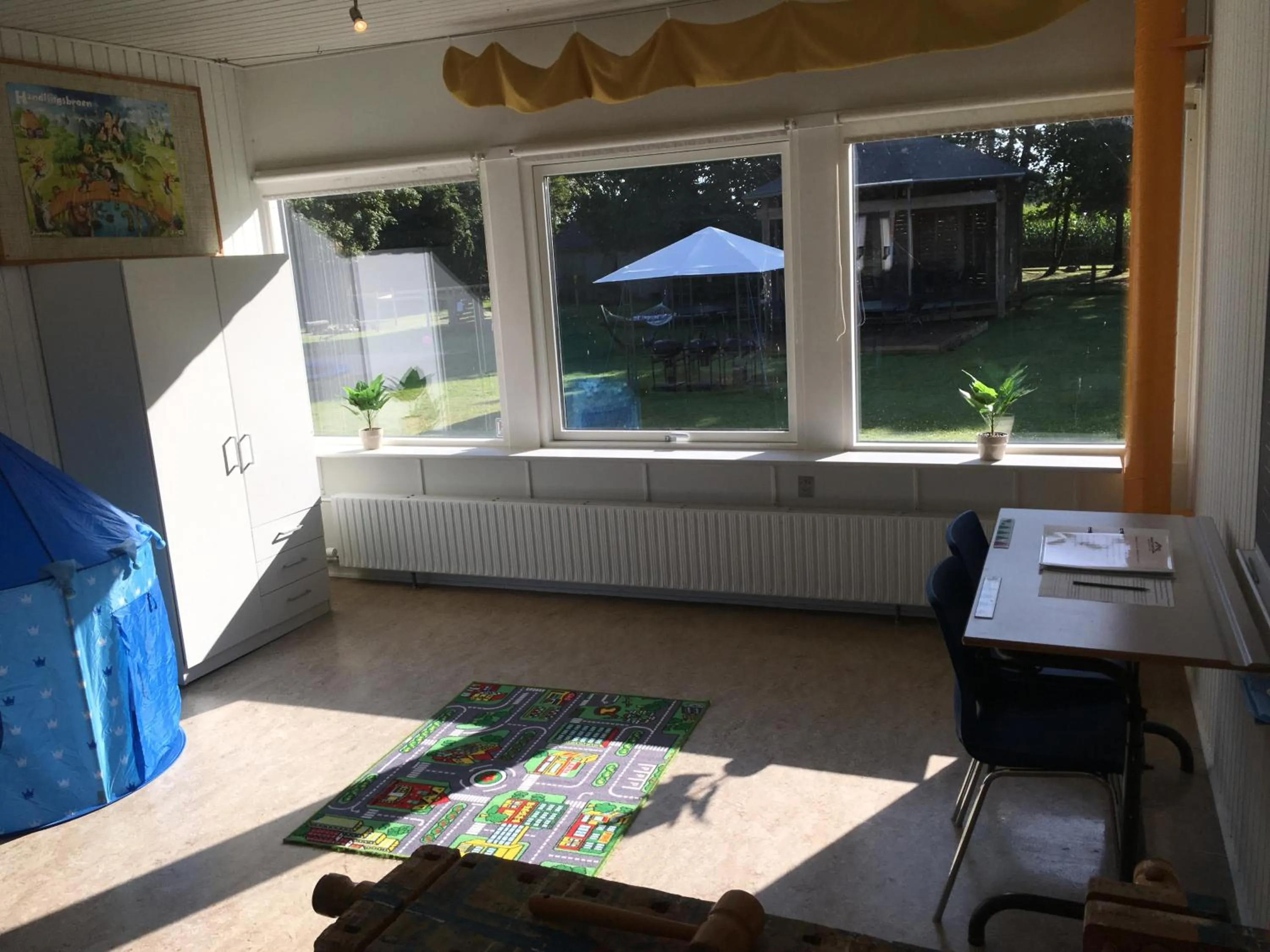 Garden view in Hestkær Family Rooms