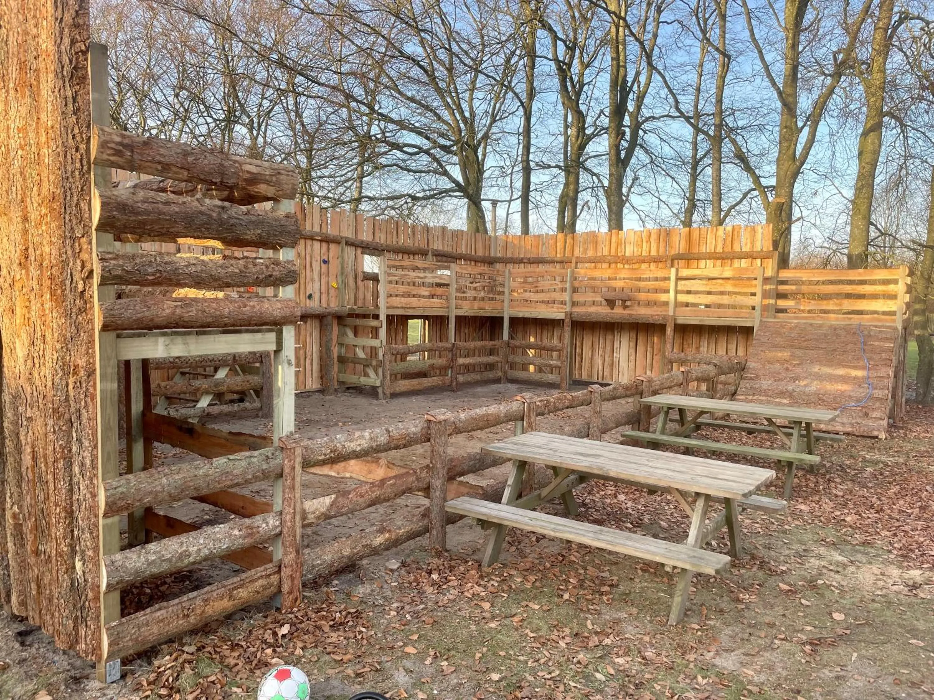 Children play ground in Hestkær Family Rooms
