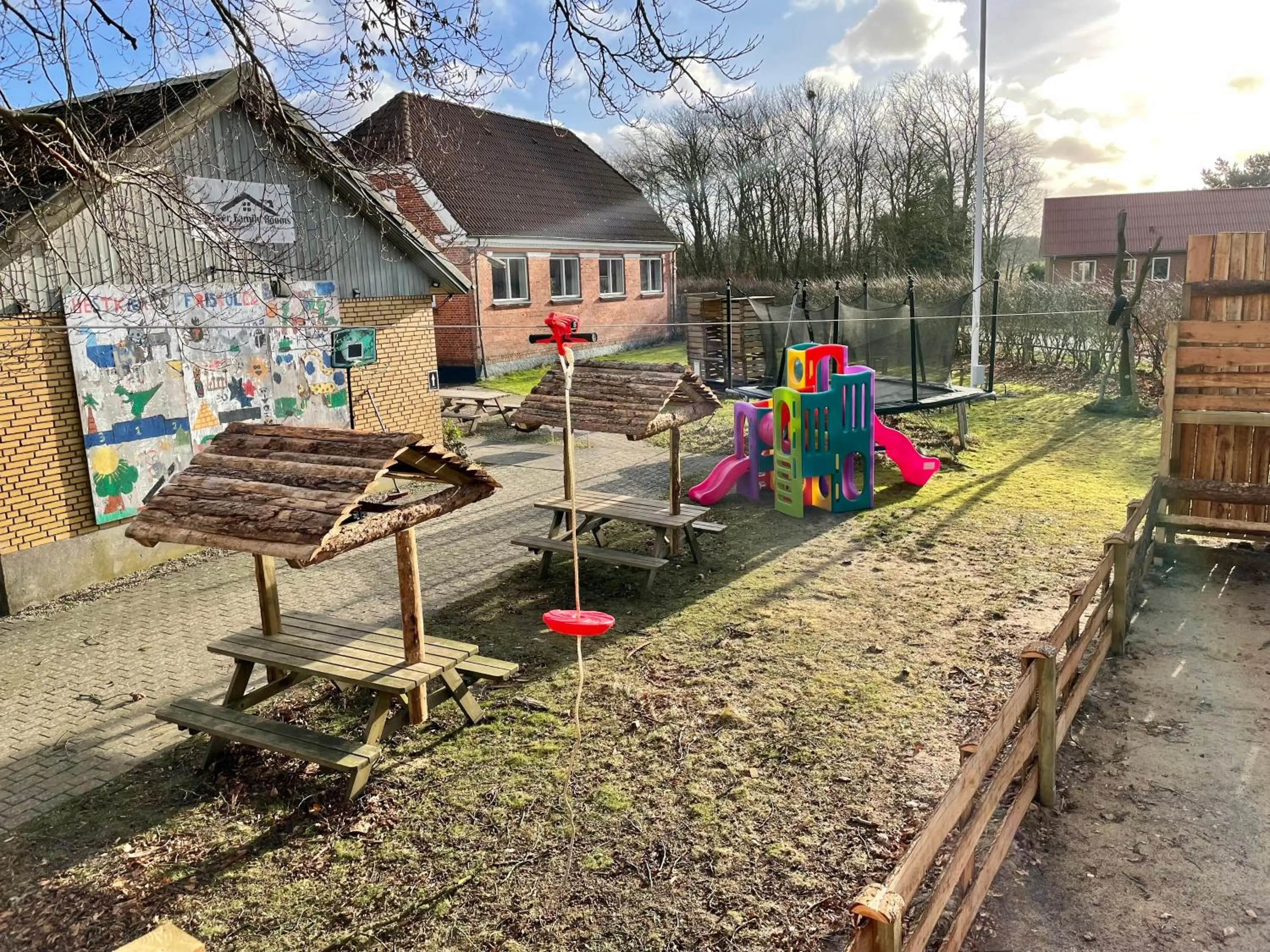 Children play ground in Hestkær Family Rooms