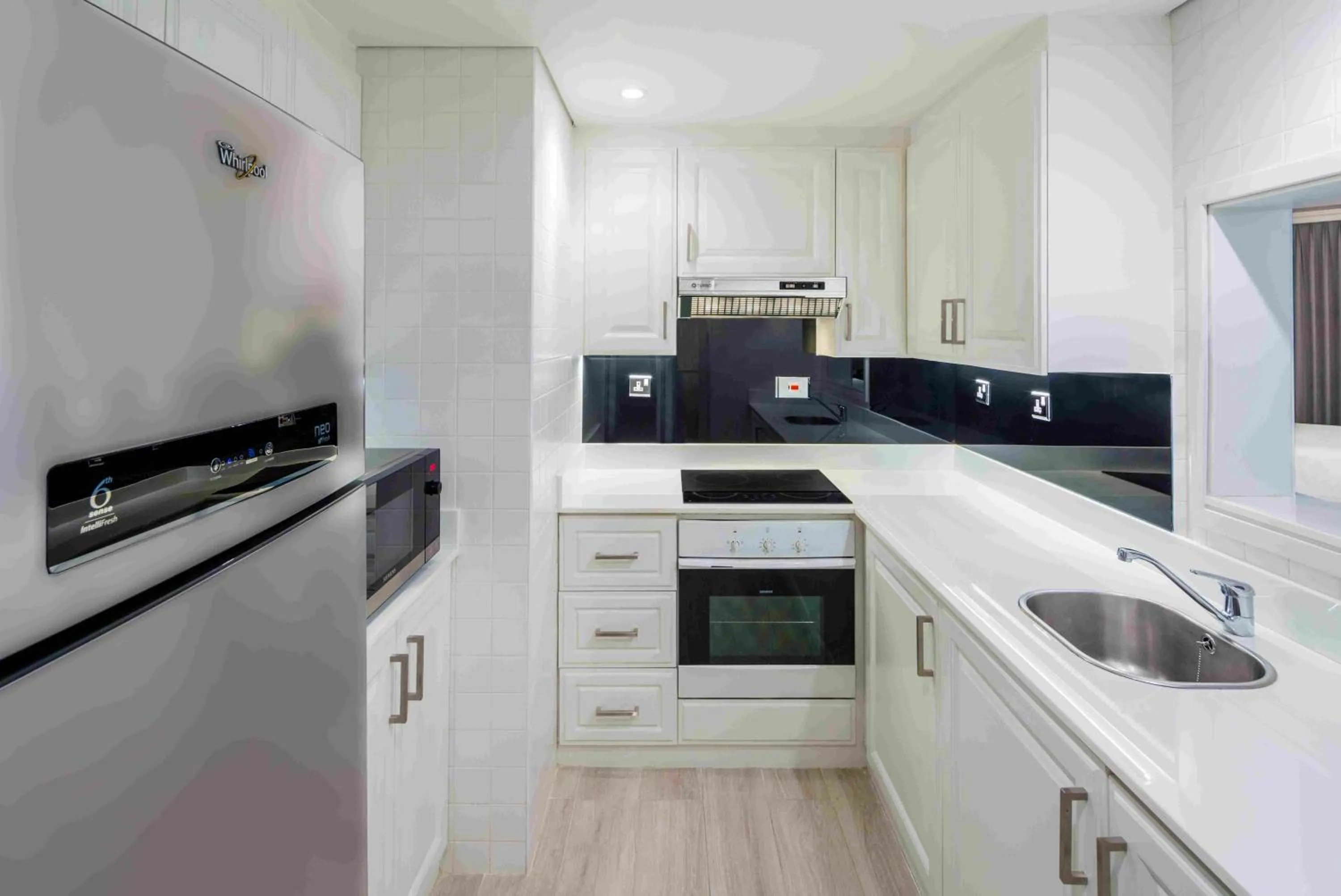 kitchen in Beach Rotana – All Suites