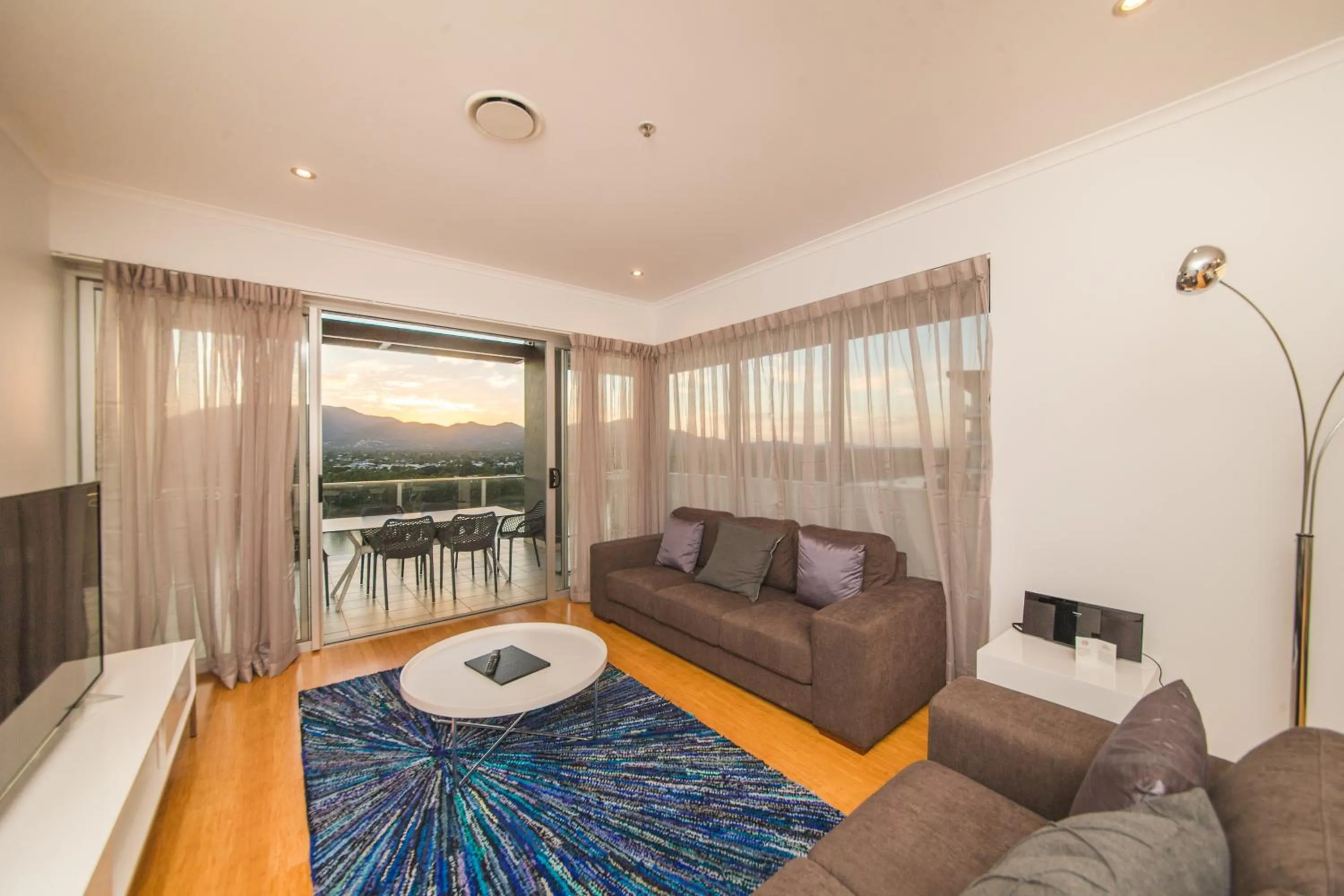 Living room in Edge Apartment Hotel