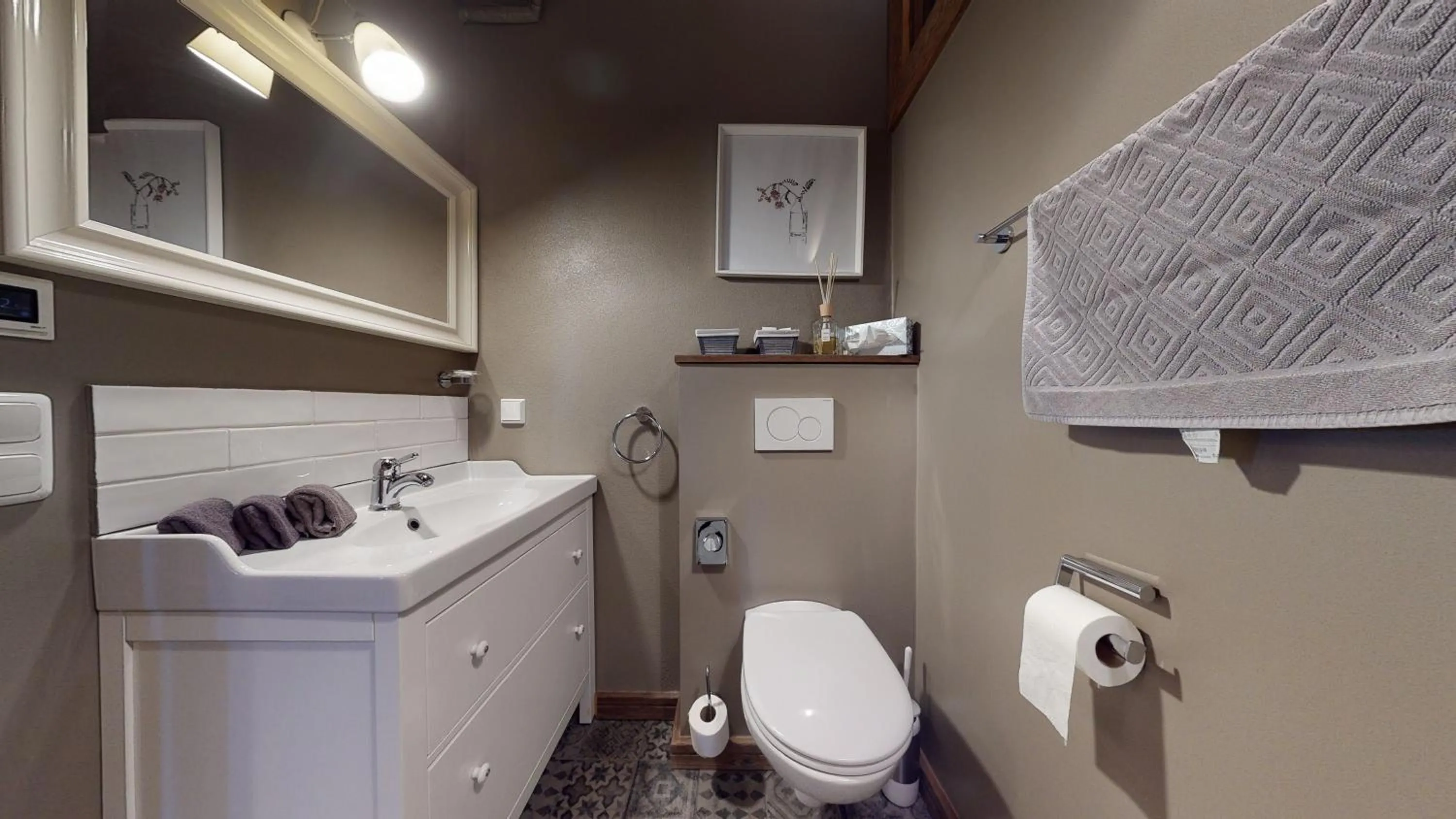 Bathroom in Herrenhaus Gut Neuruppersdorf