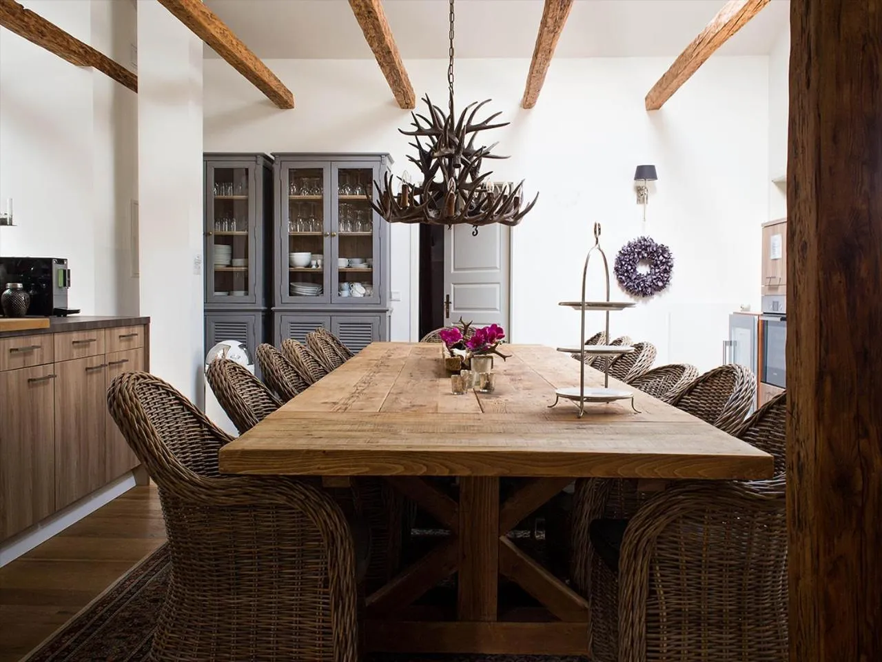 Dining area in Herrenhaus Gut Neuruppersdorf