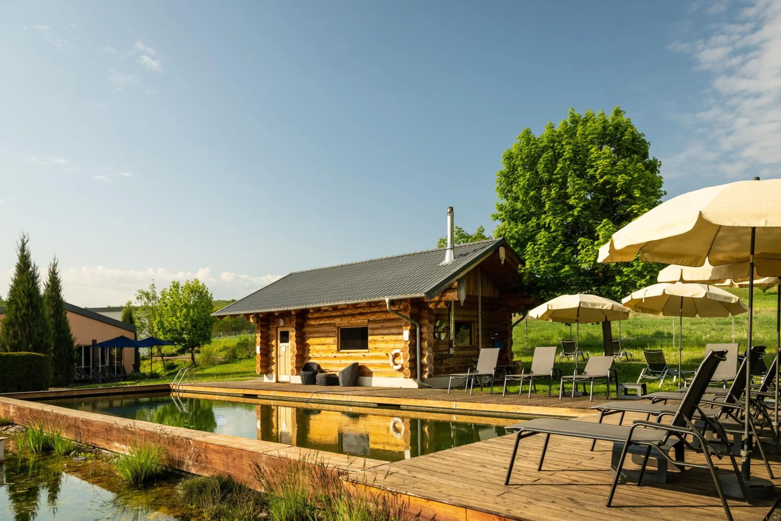 Swimming pool in Menschels Vitalresort