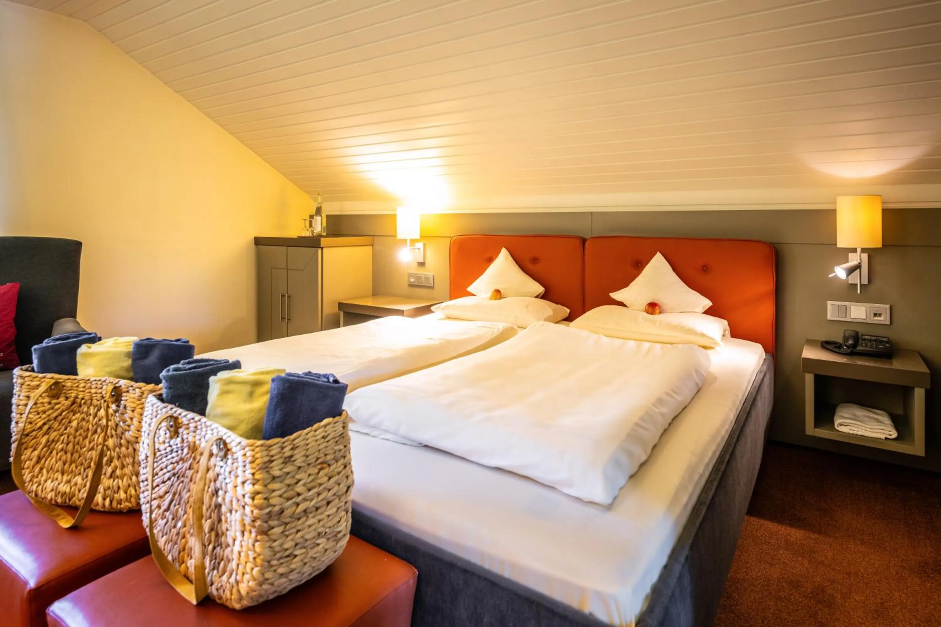 Photo of the whole room, Bed in Menschels Vitalresort