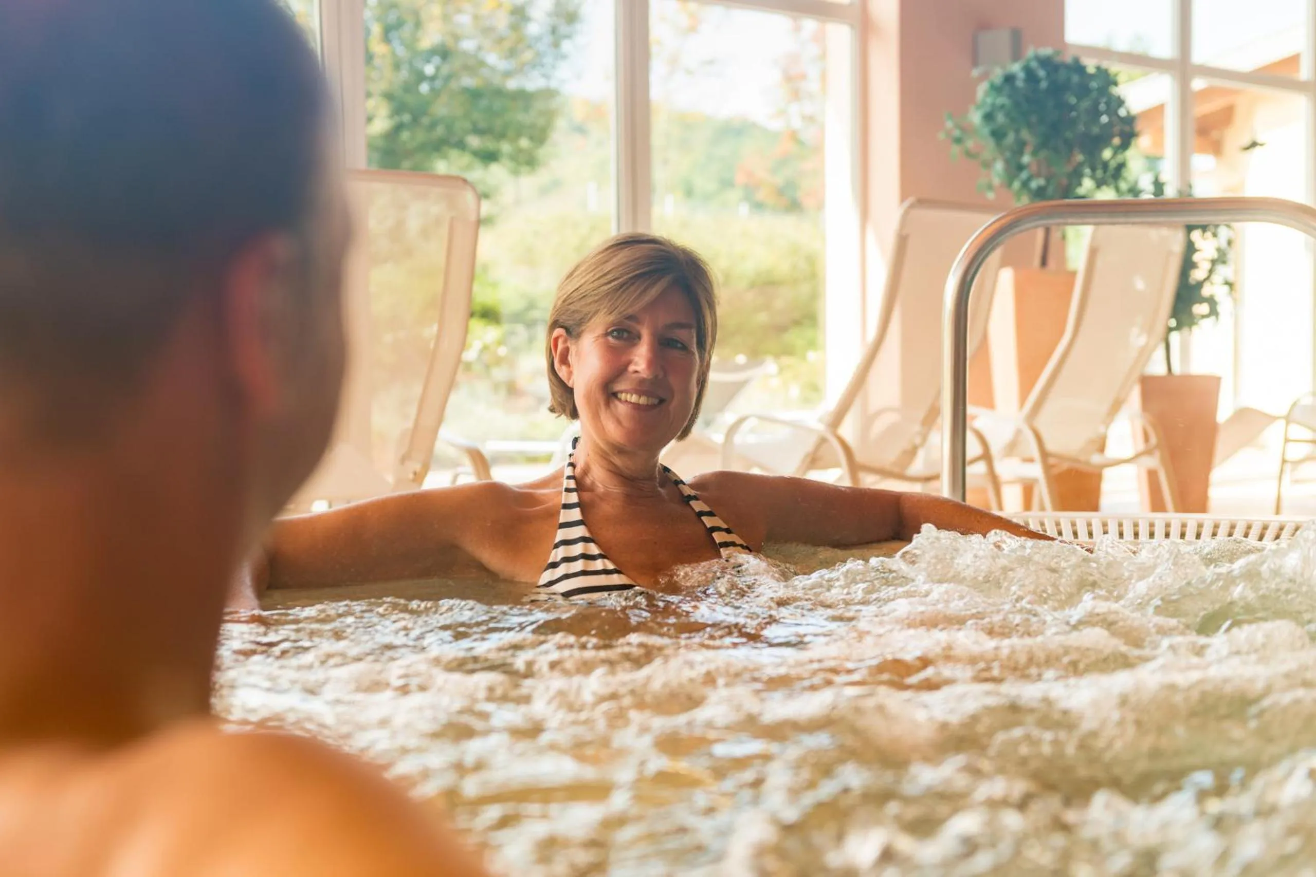 Hot Tub in Menschels Vitalresort