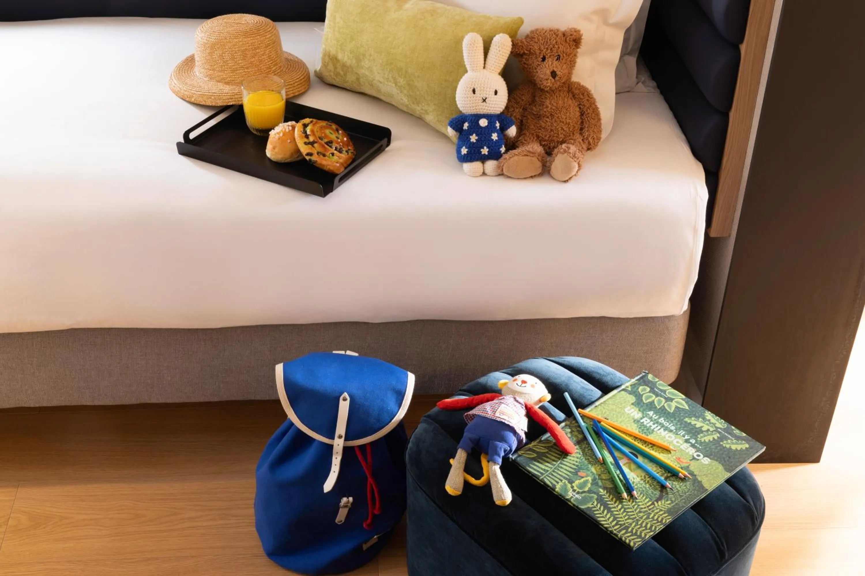 Bed in Hôtel Raspail Montparnasse