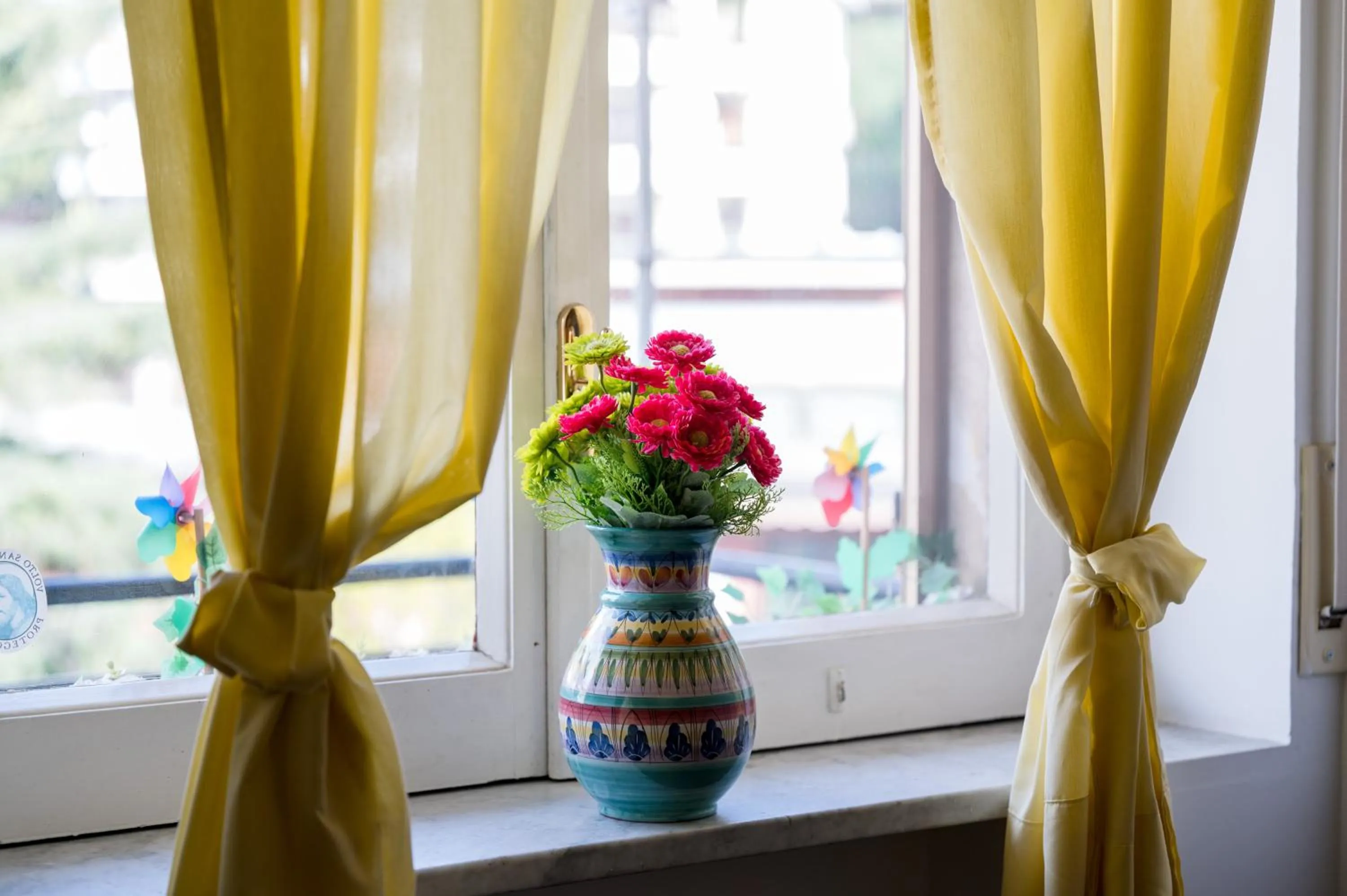 Decorative detail in Panoramic Rooms Salerno