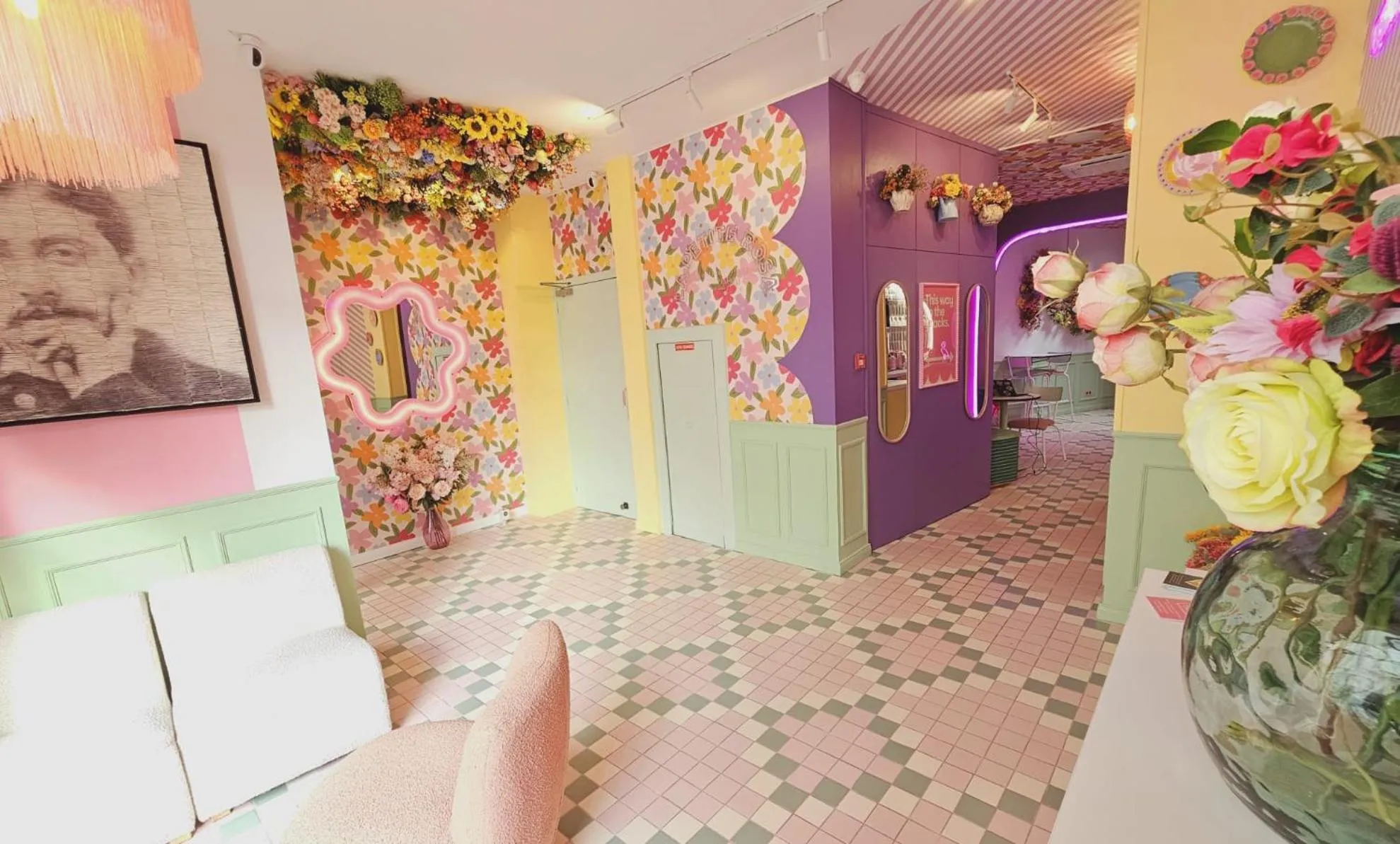 Lobby or reception in Hotel La Petite Rosa