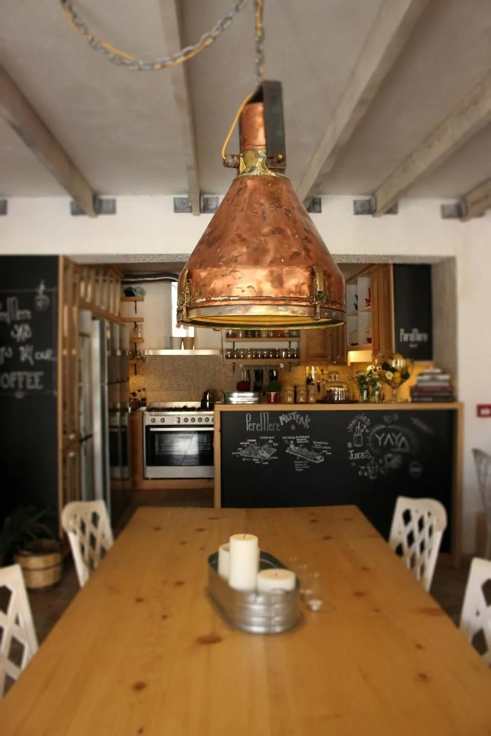 kitchen in Peremere Alacati Otel