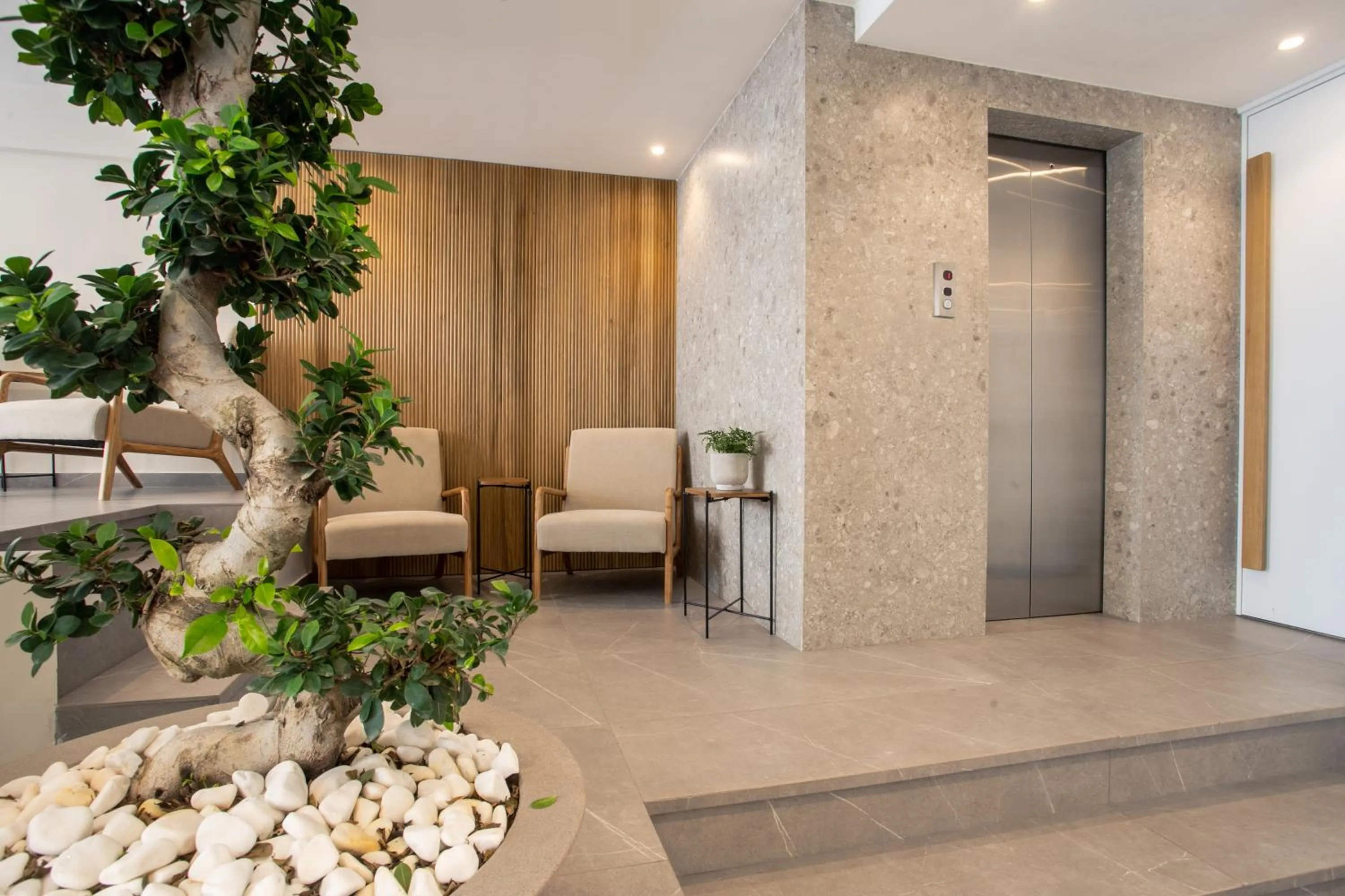 Lobby or reception in Les Palmiers Beach Boutique Hotel & Luxury Apartments