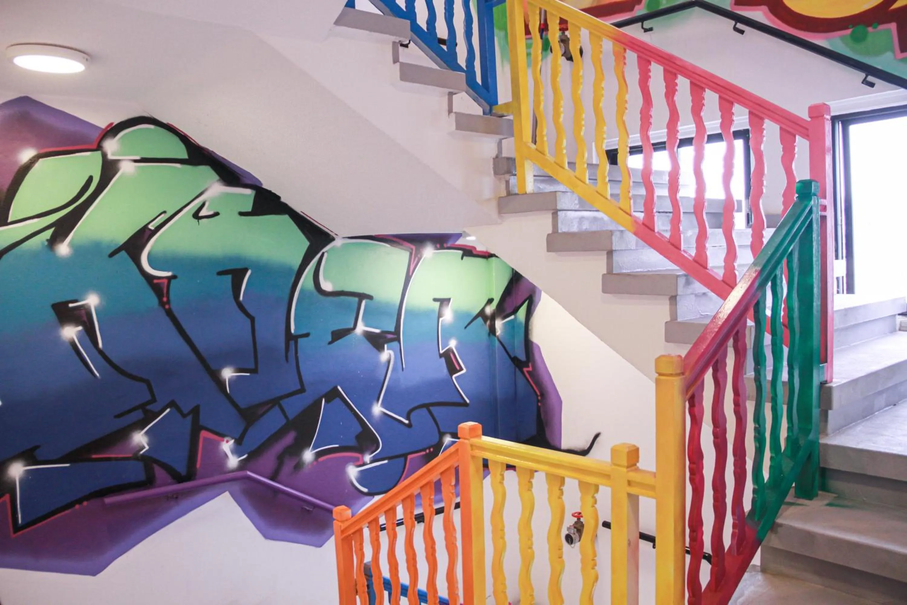 Decorative detail in Rise Urban Art Hotel