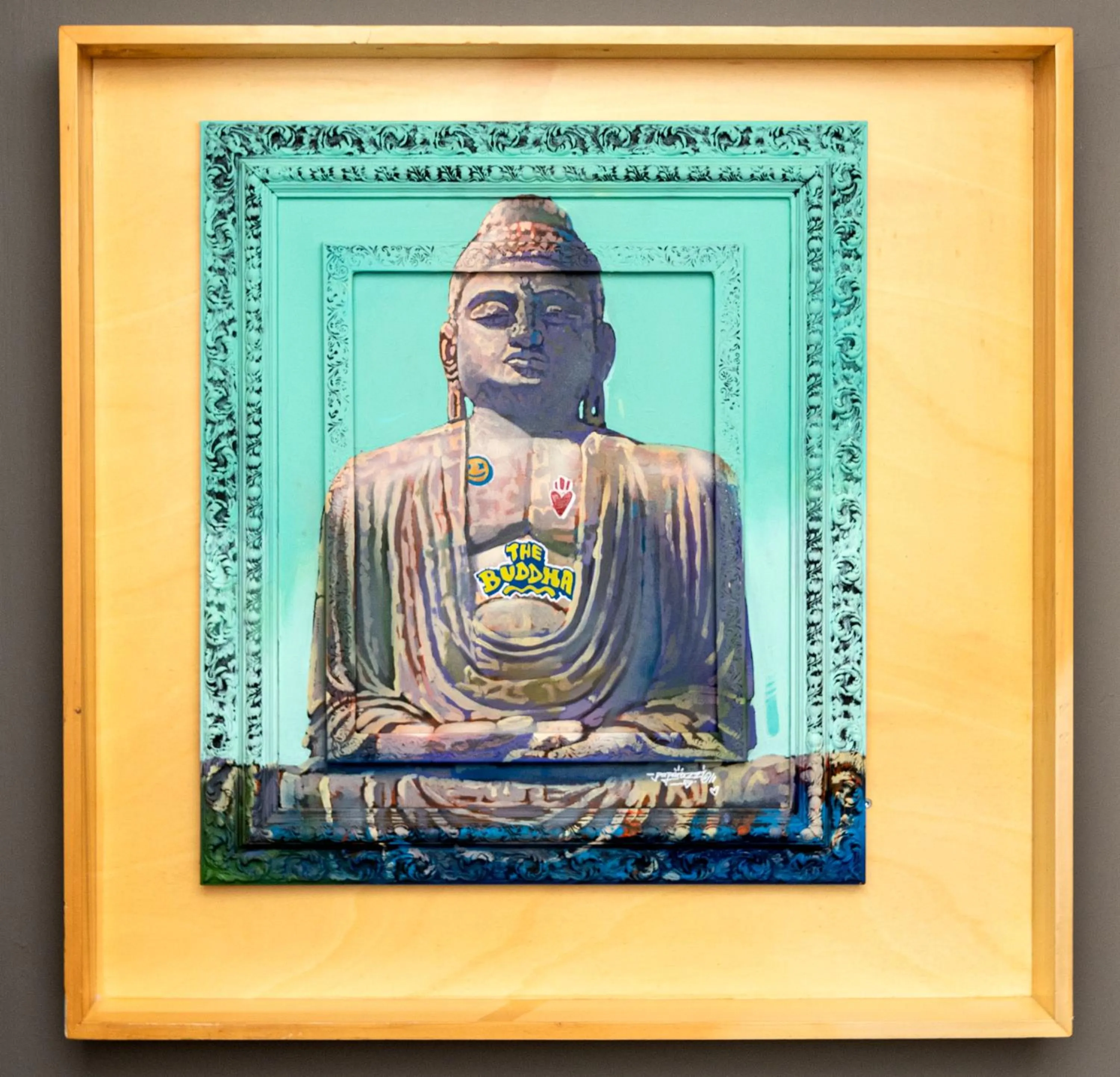 Decorative detail in Rise Urban Art Hotel