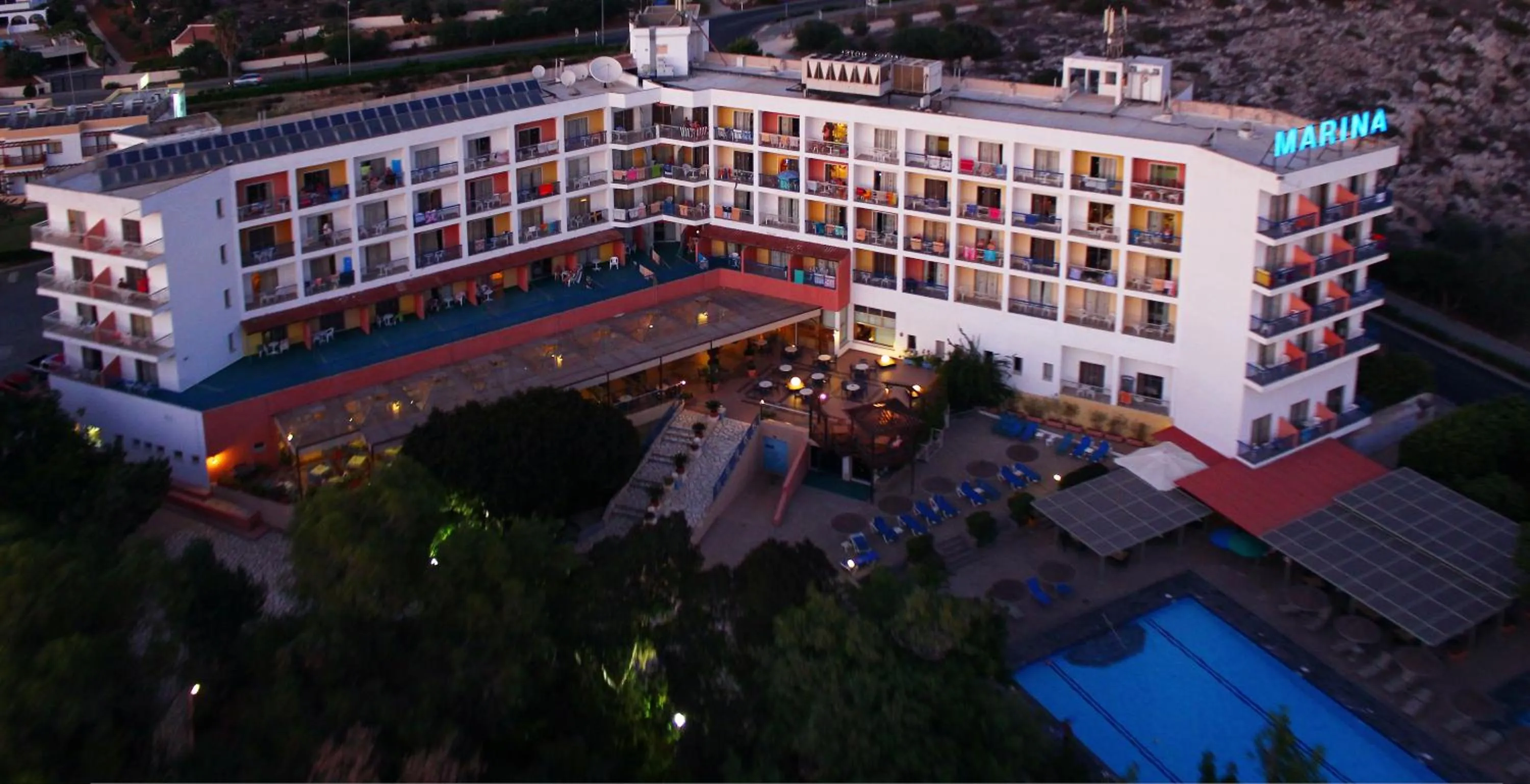 Bird's eye view in Marina Hotel