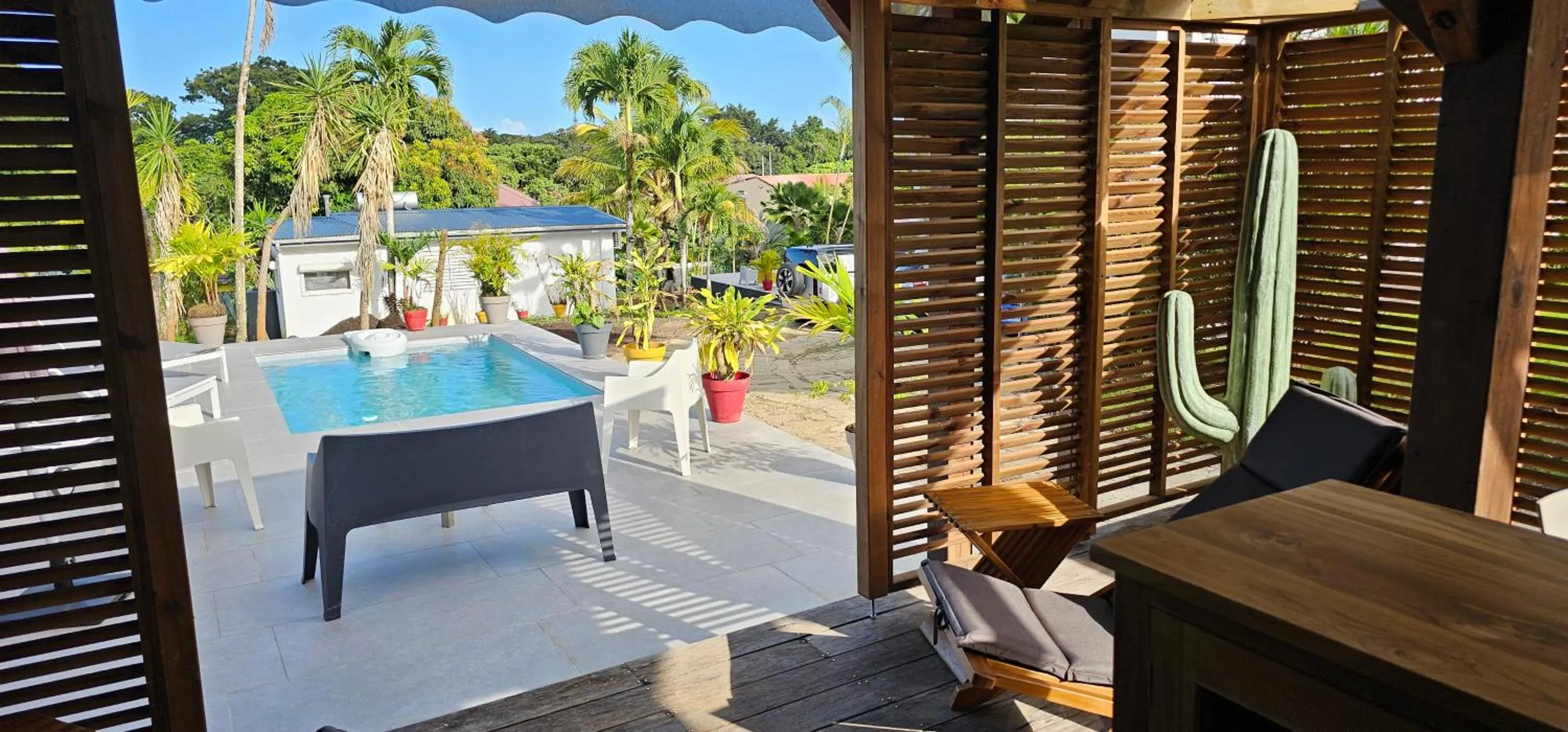 Patio in Habitation Villa Les Cassias
