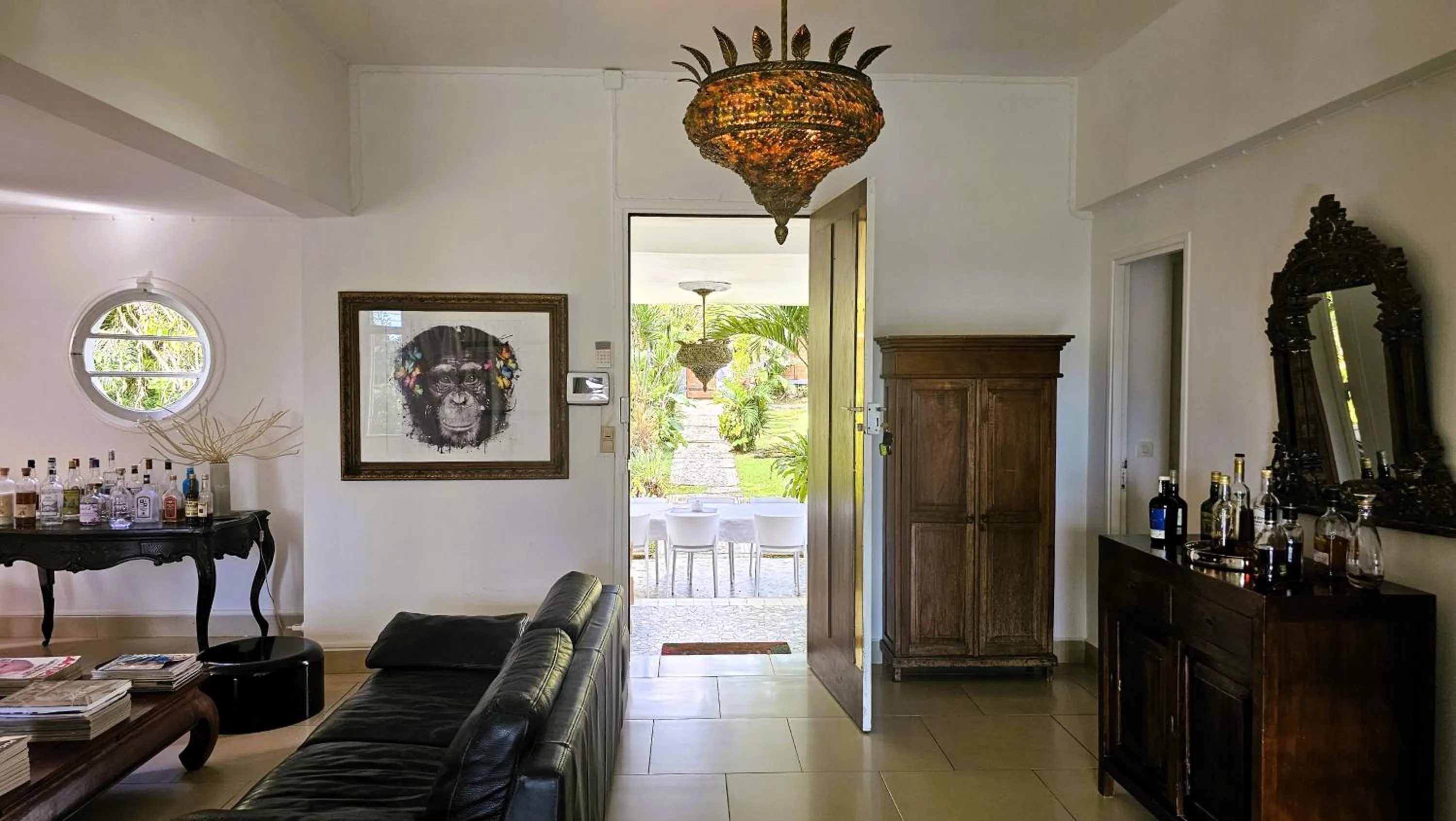 Decorative detail in Habitation Villa Les Cassias