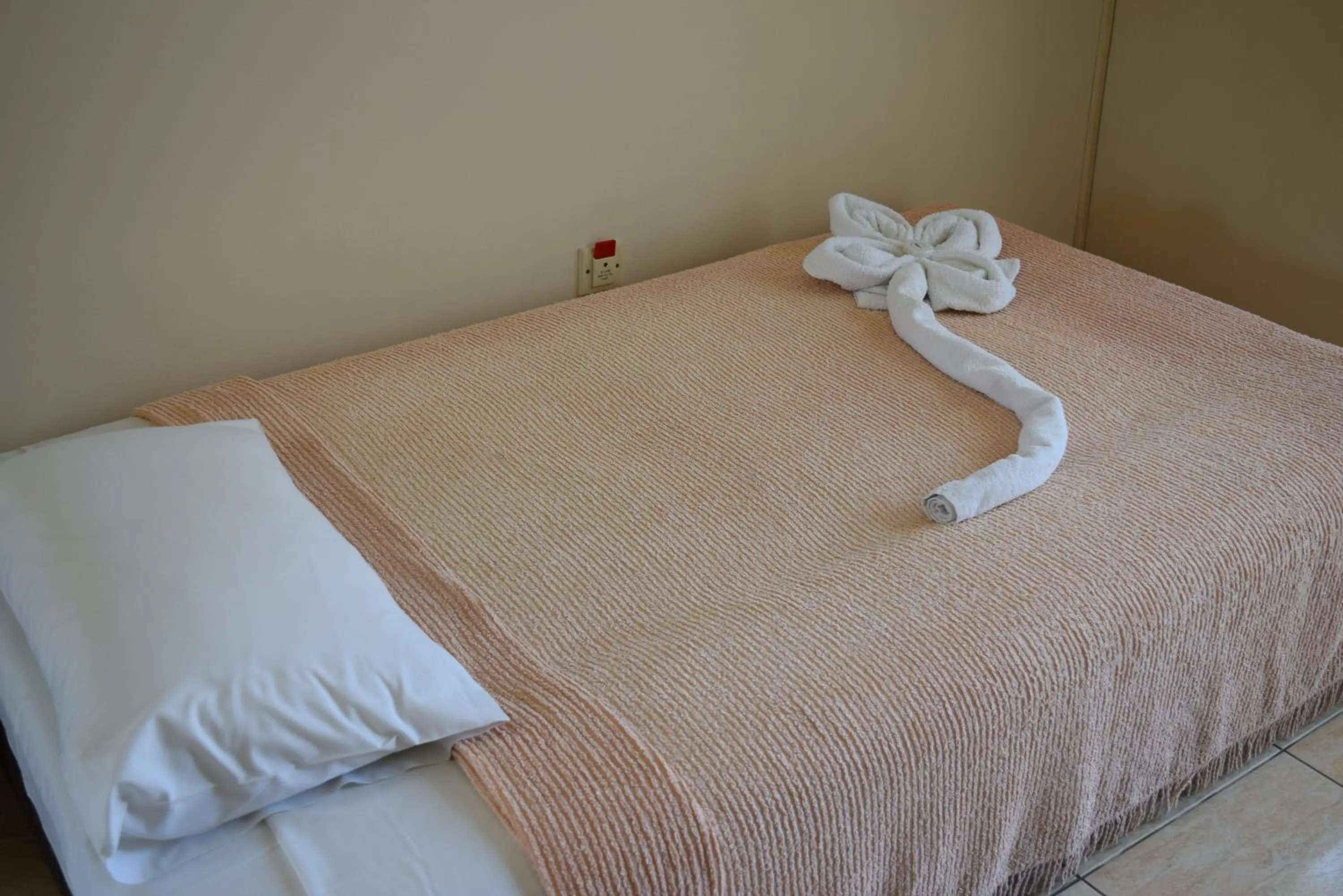 Bed in Anna Hotel Apartments