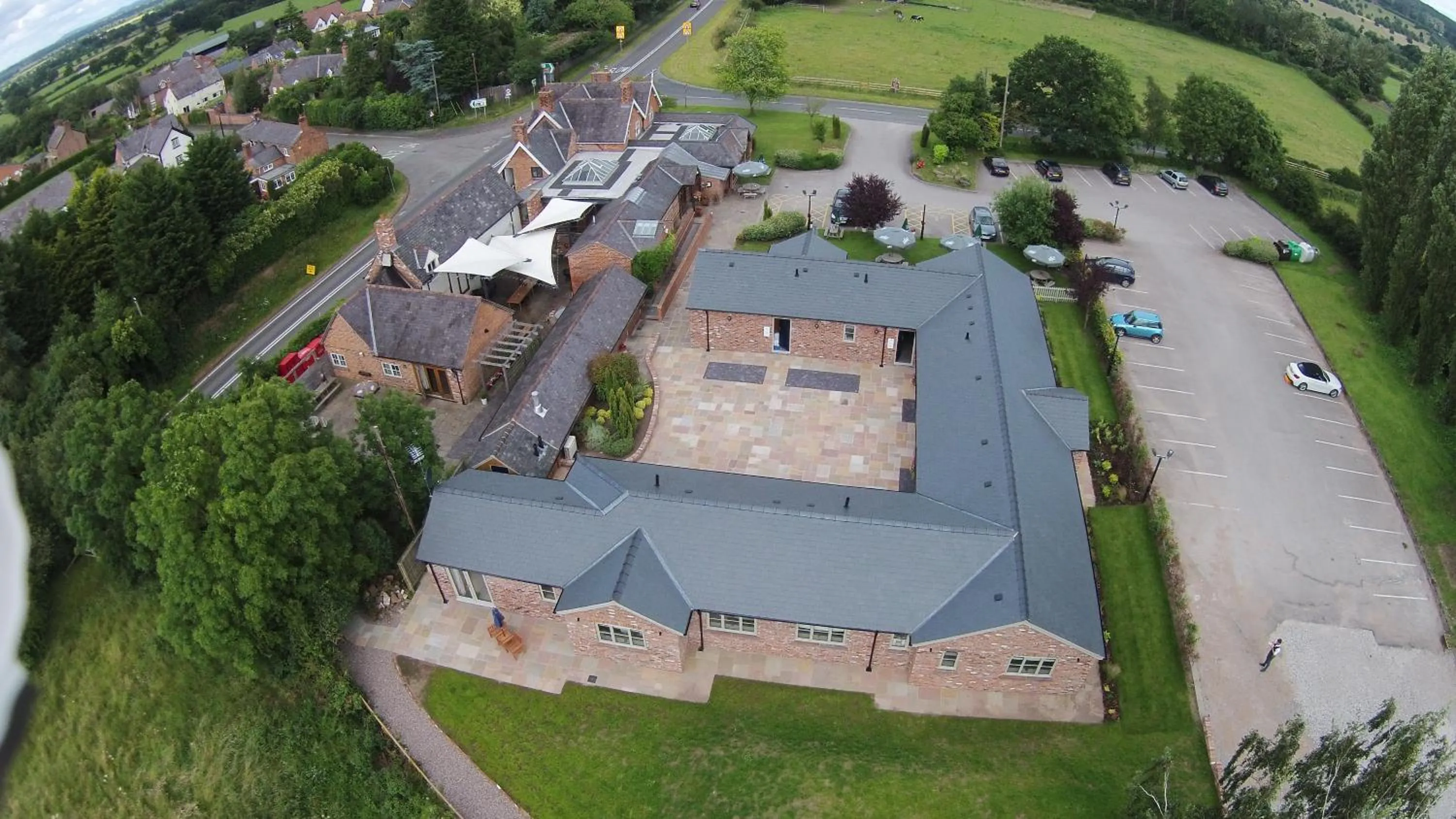 Bird's eye view in Cock O' Barton