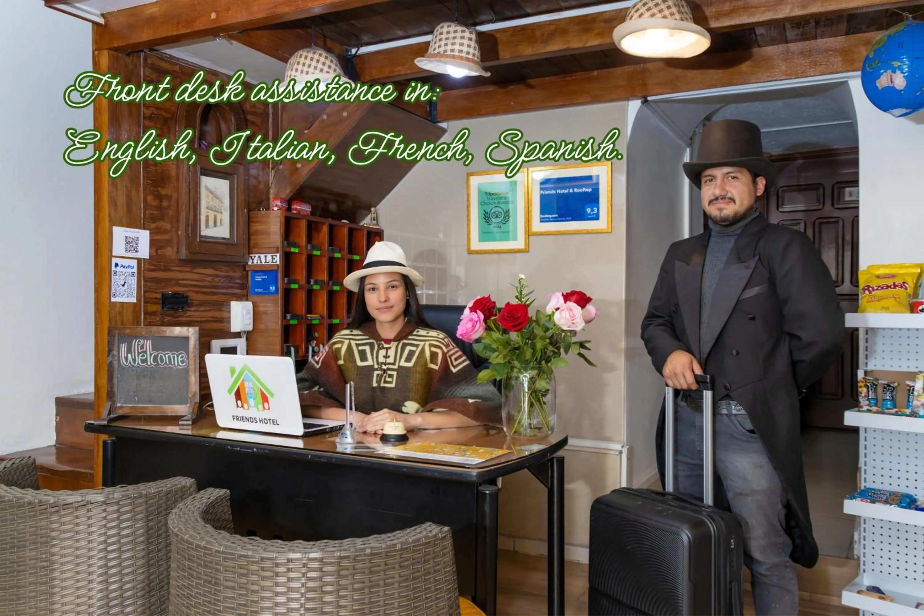 Staff in Friends Hotel & Rooftop - Historic Center & Museums