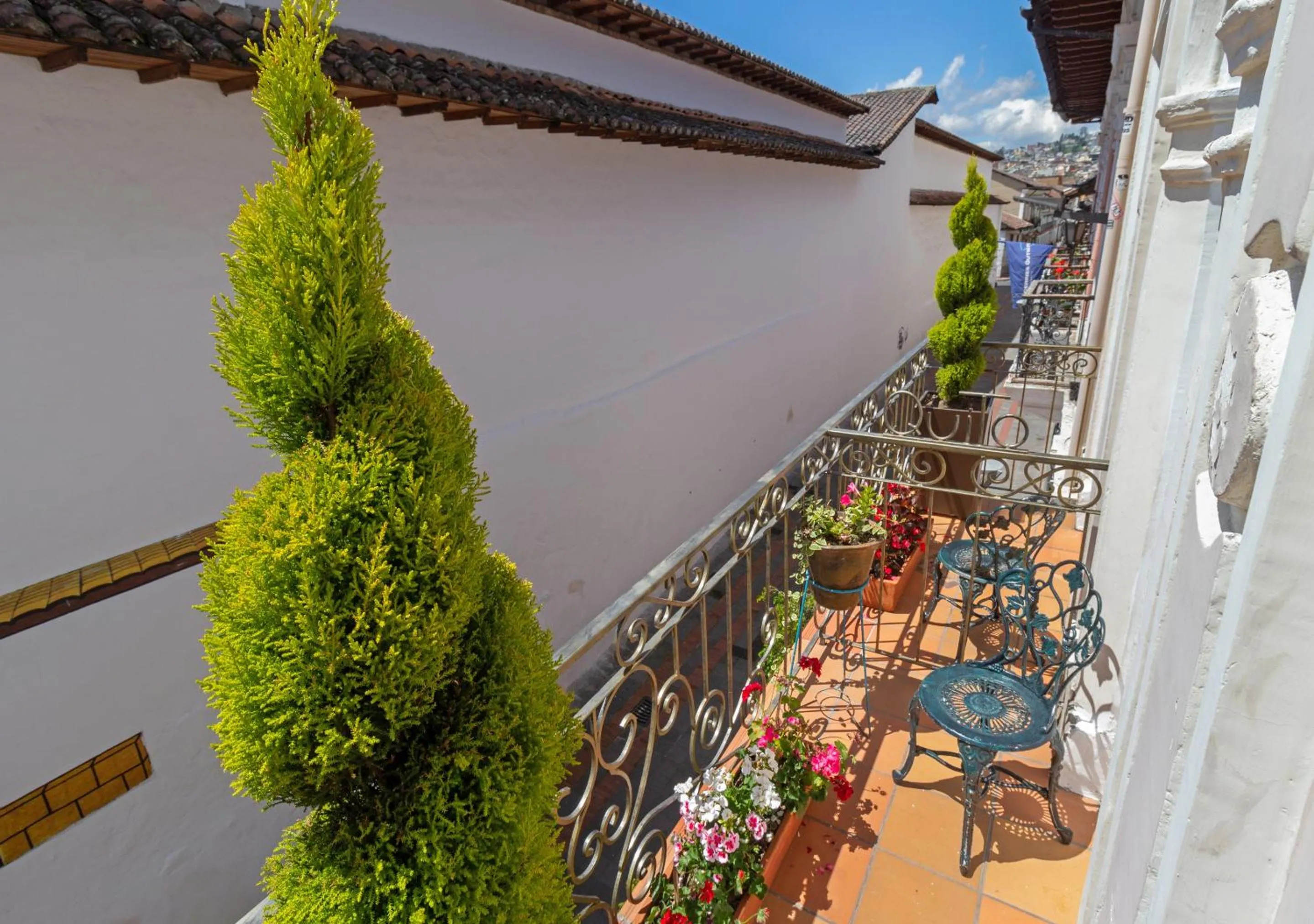 Balcony/Terrace in Friends Hotel & Rooftop - Historic Center & Museums