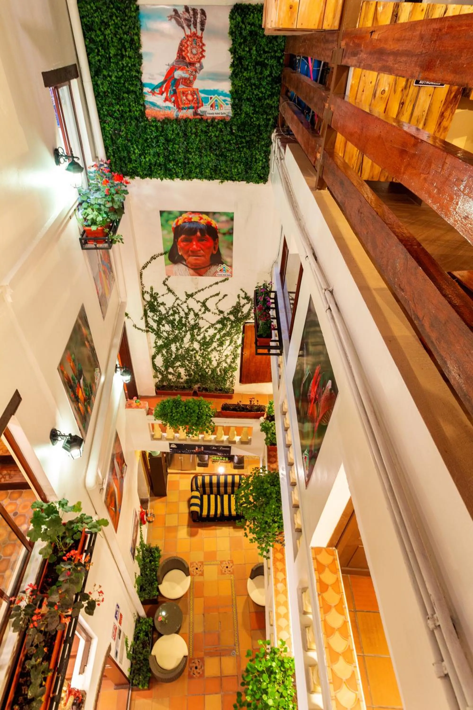 Patio in Friends Hotel & Rooftop - Historic Center & Museums