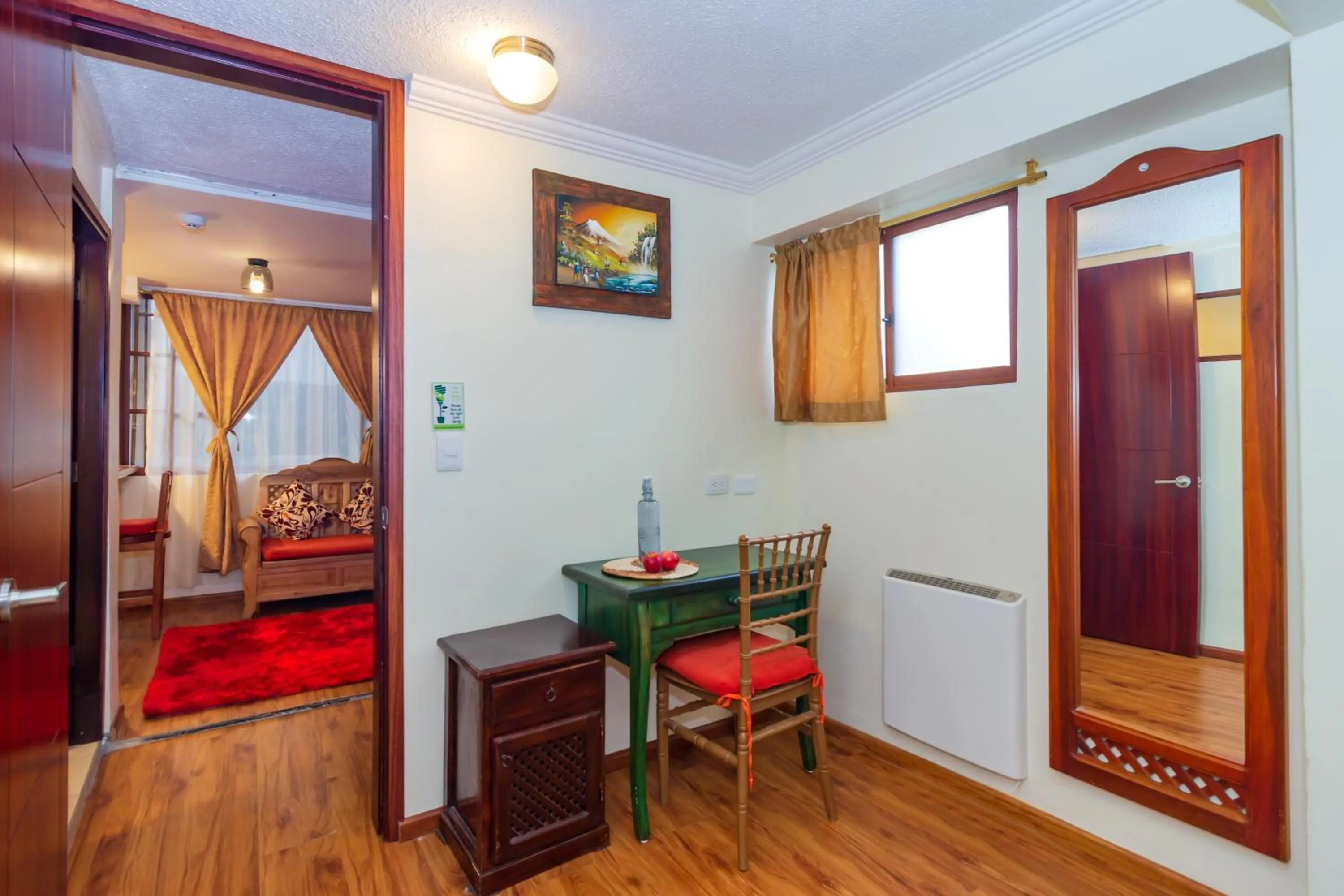 Living room, Bed in Friends Hotel & Rooftop - Historic Center & Museums