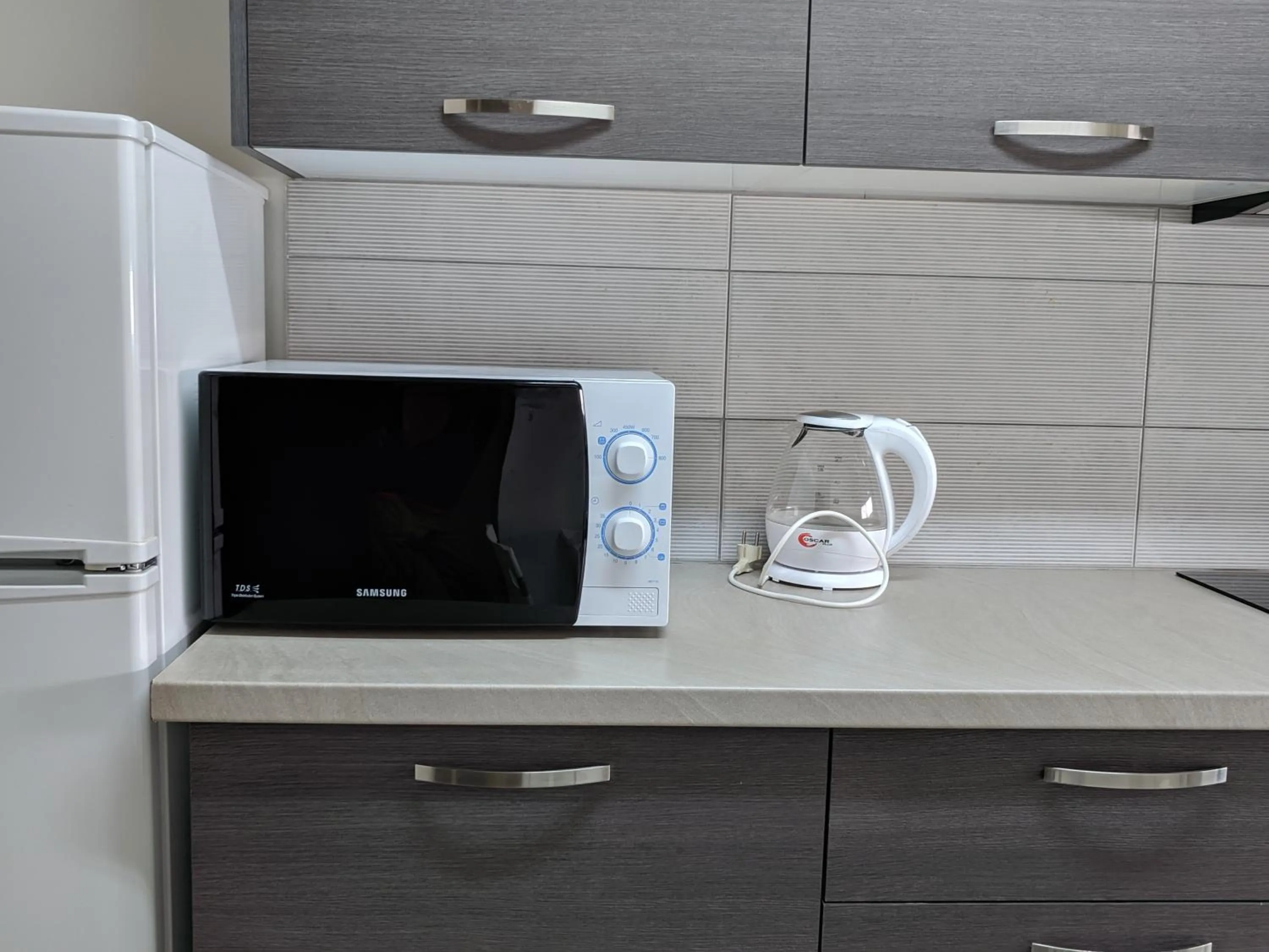 Kitchen or kitchenette in Lordos Hotel Apartments Nicosia