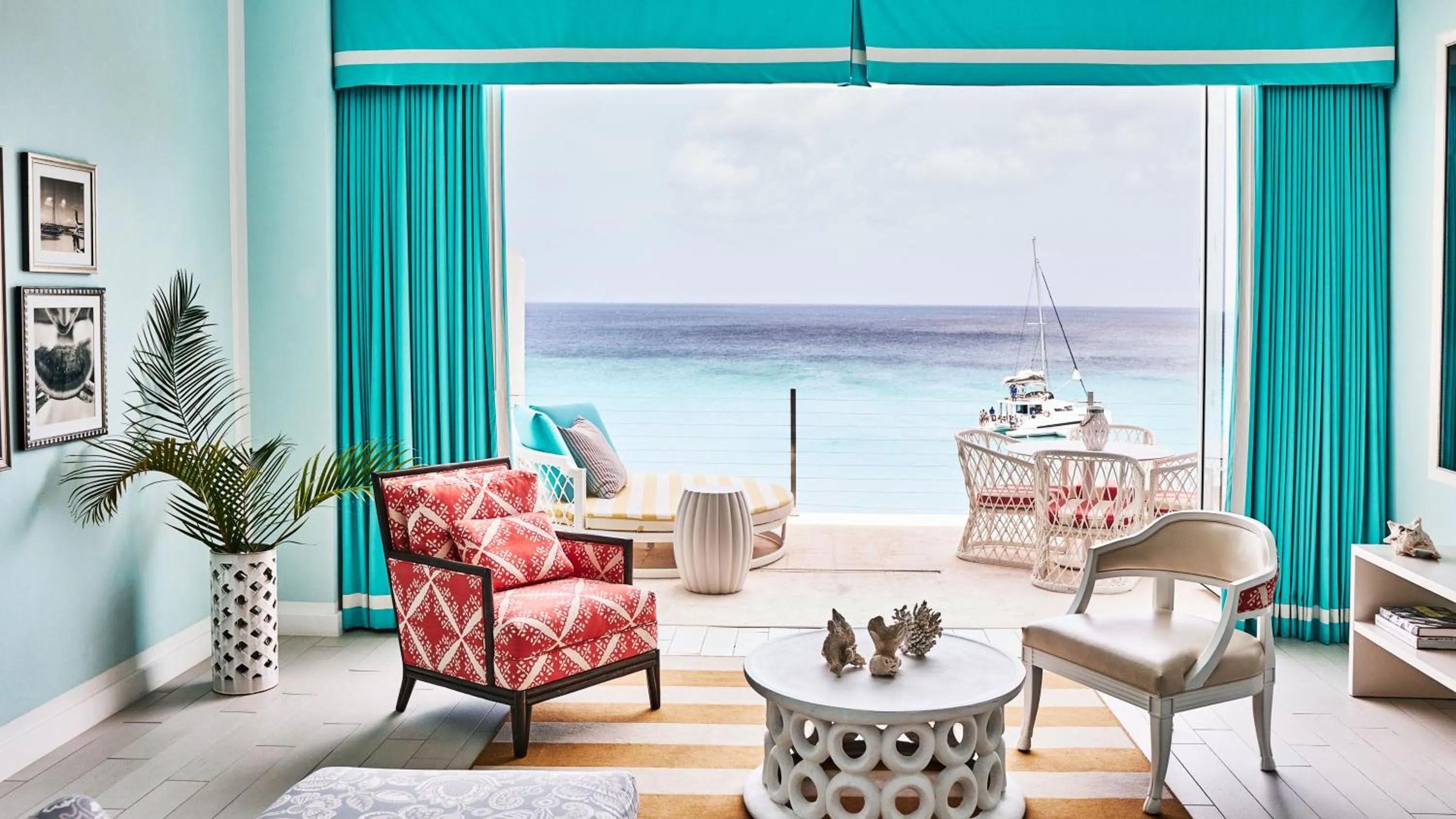 Living room in Malliouhana Resort Anguilla