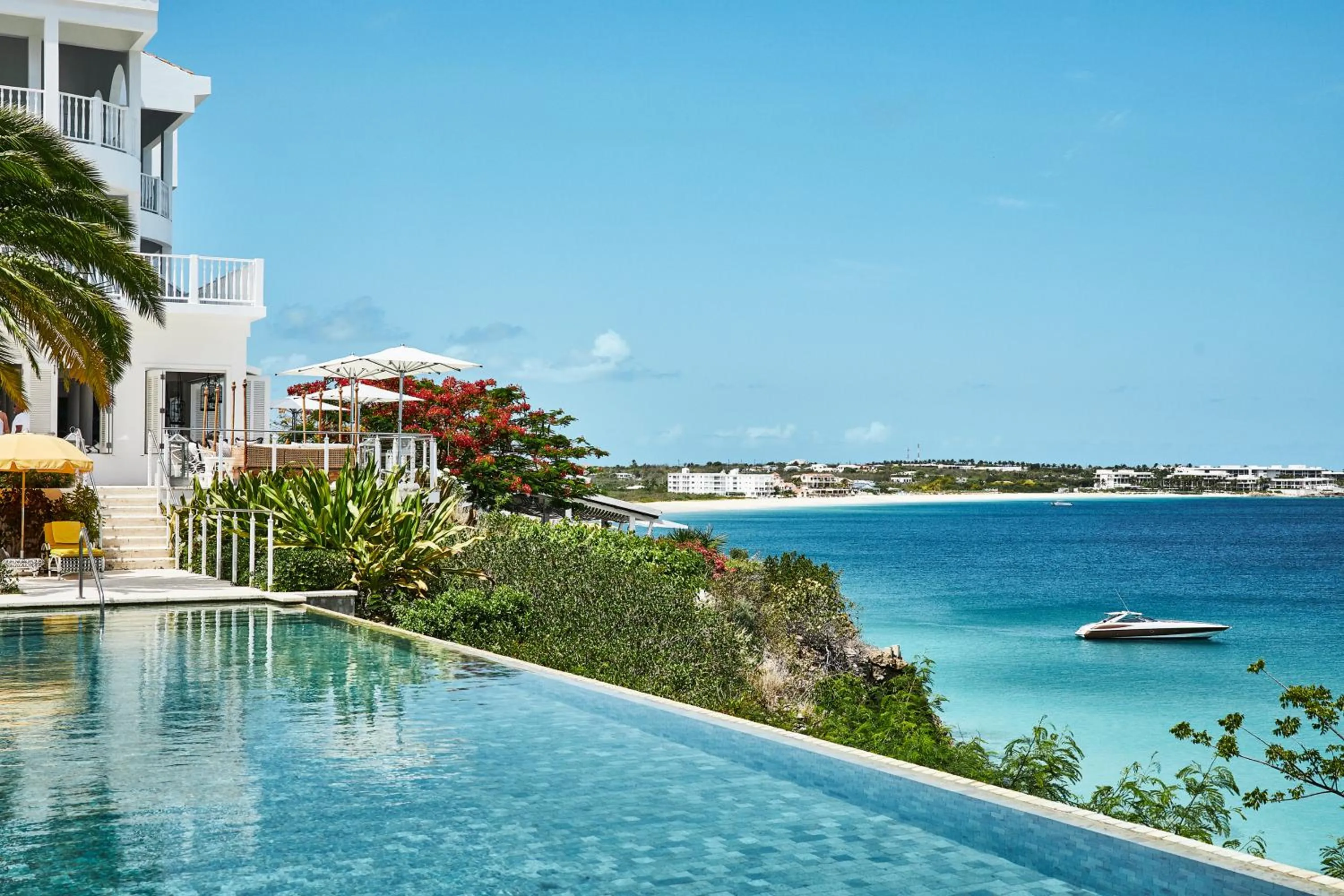 Pool view in Malliouhana Resort Anguilla