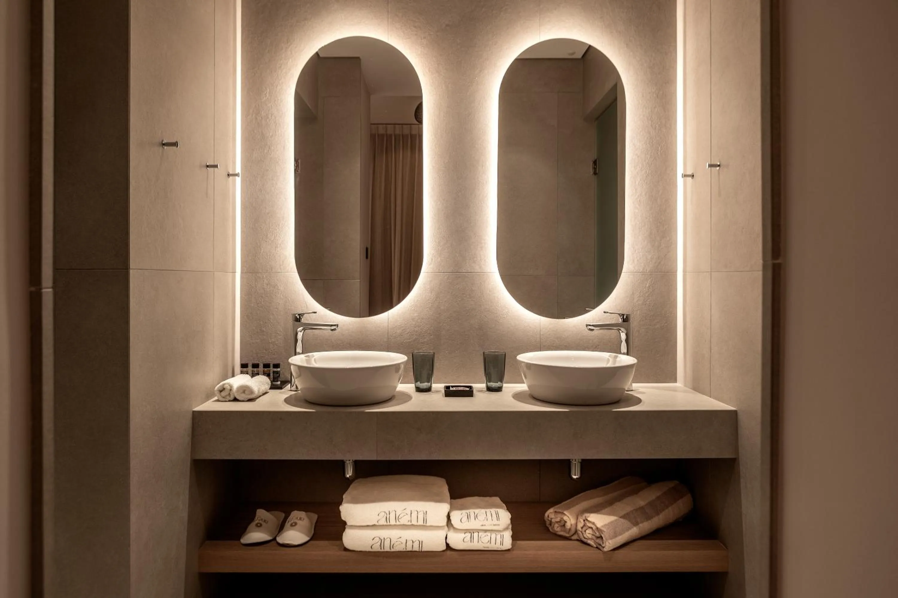 Bathroom in Anemi Hotel & Suites