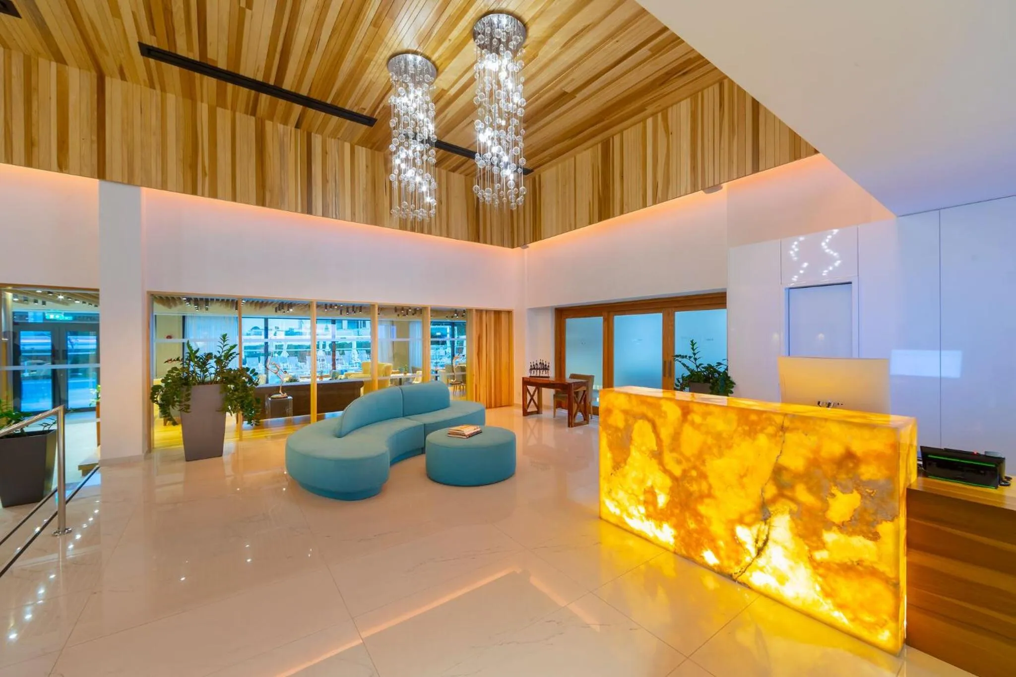 Lobby or reception in Anemi Hotel & Suites