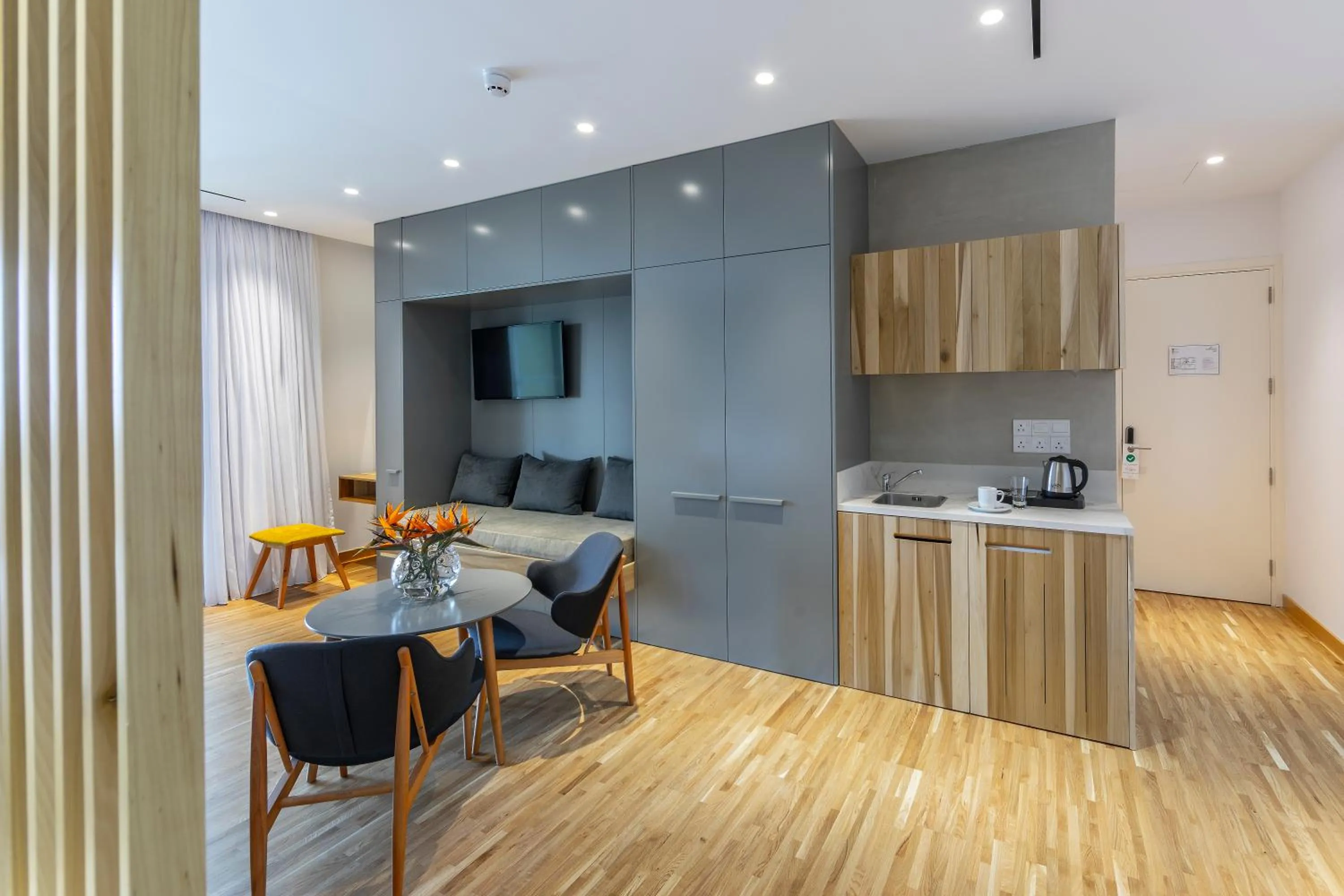 Seating area in Anemi Hotel & Suites