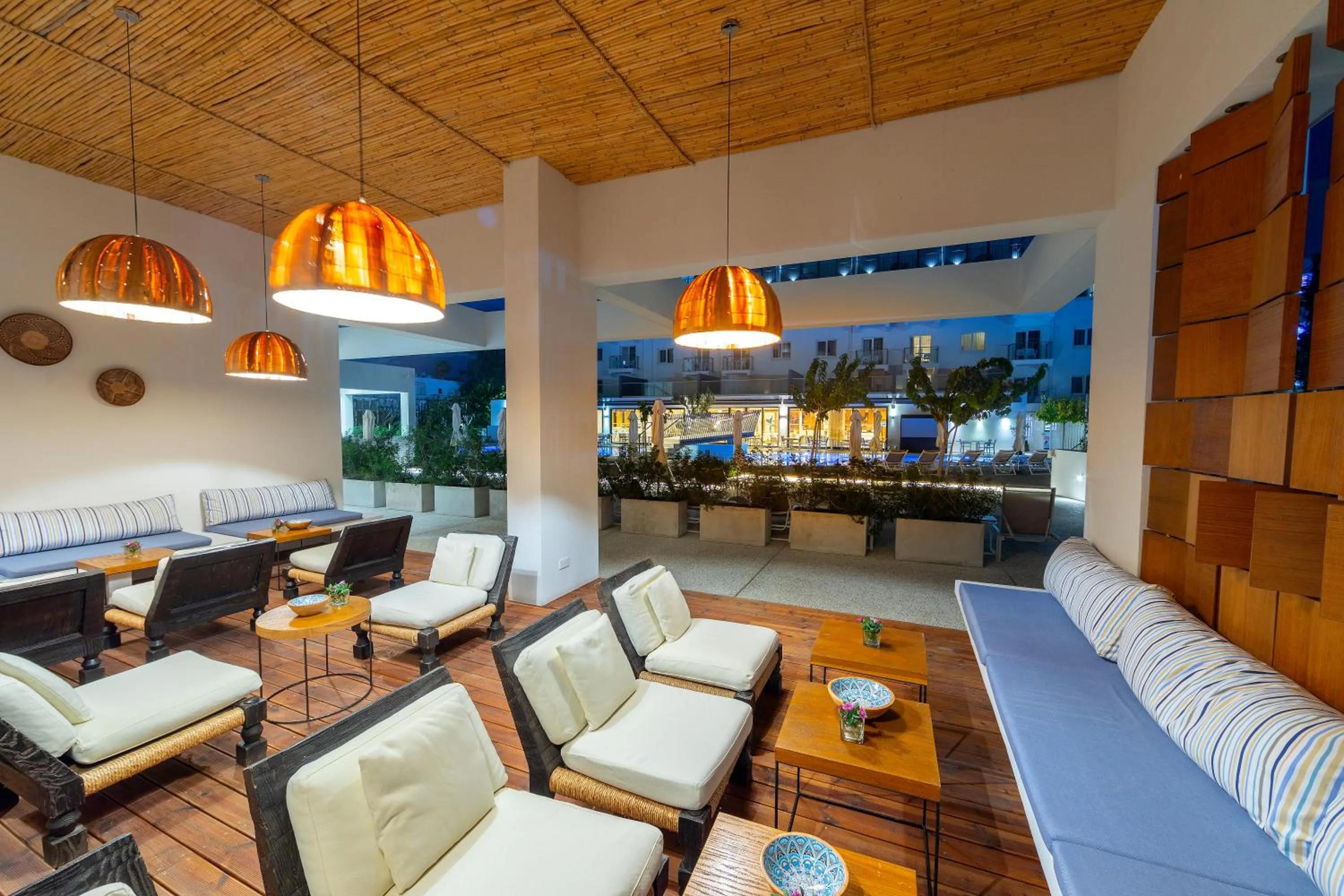 Patio in Anemi Hotel & Suites